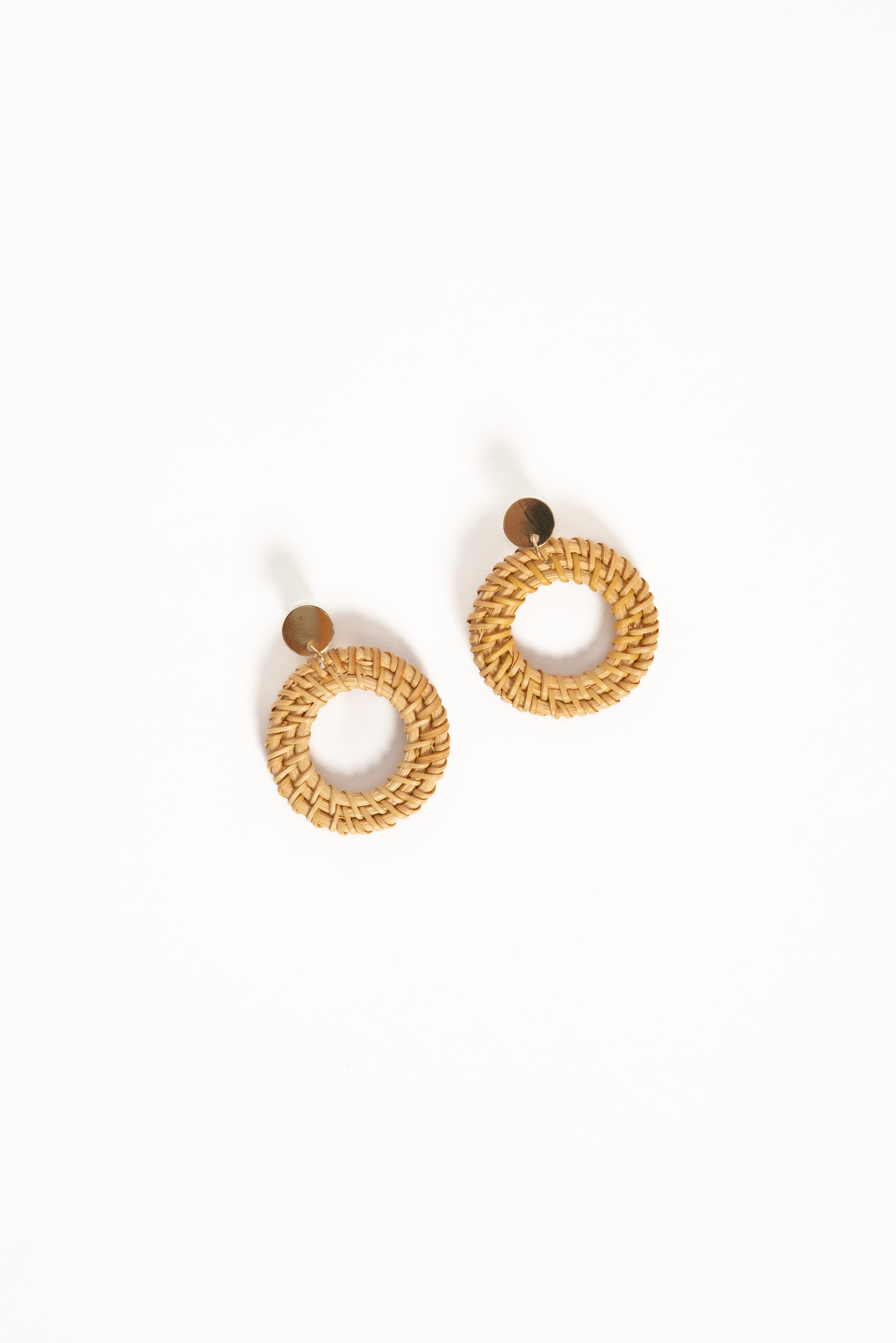 Petal and Pup USA ACCESSORIES Esther Earrings - Tan One Size