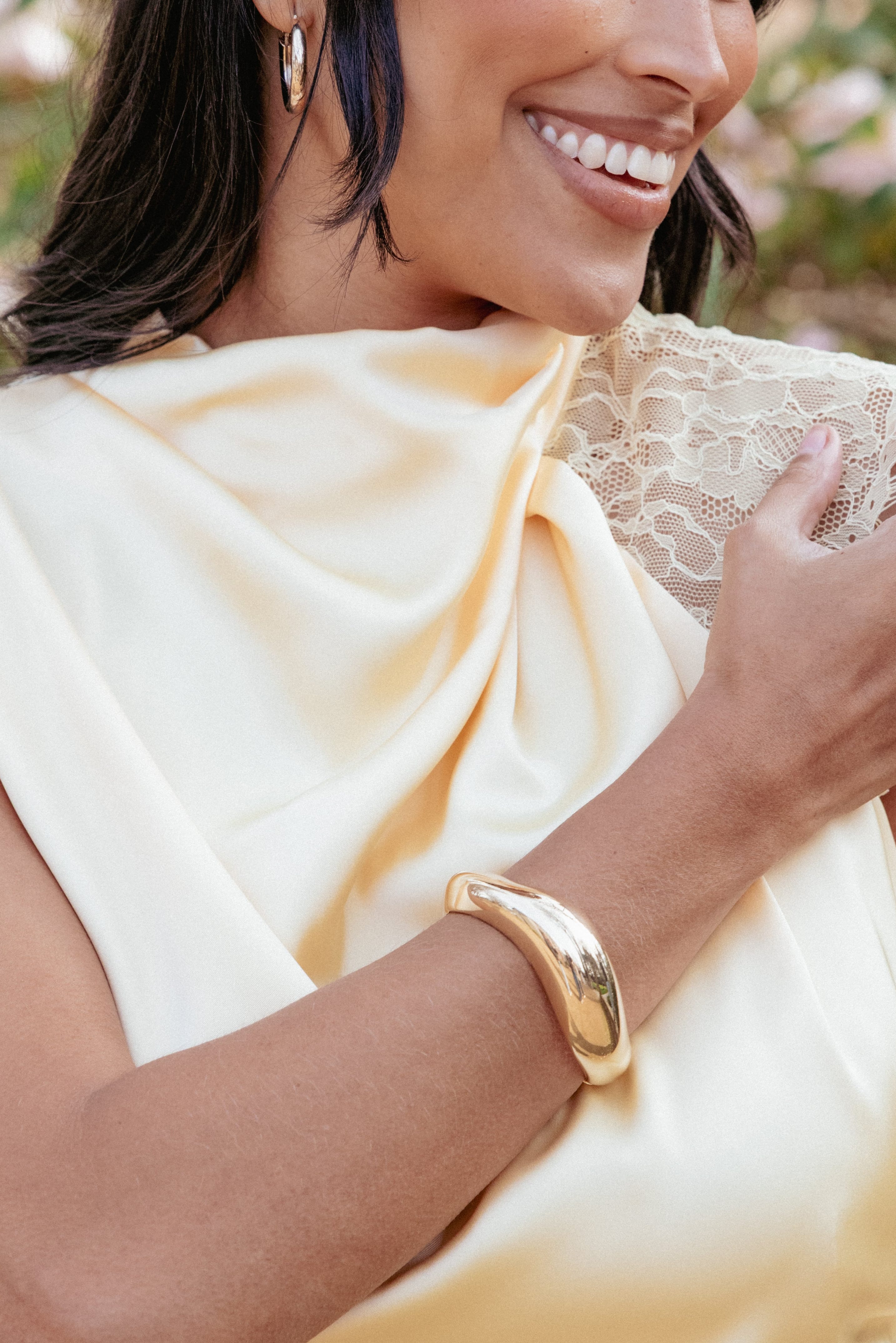 Petal and Pup USA ACCESSORIES Fiona Bangle - Gold One Size