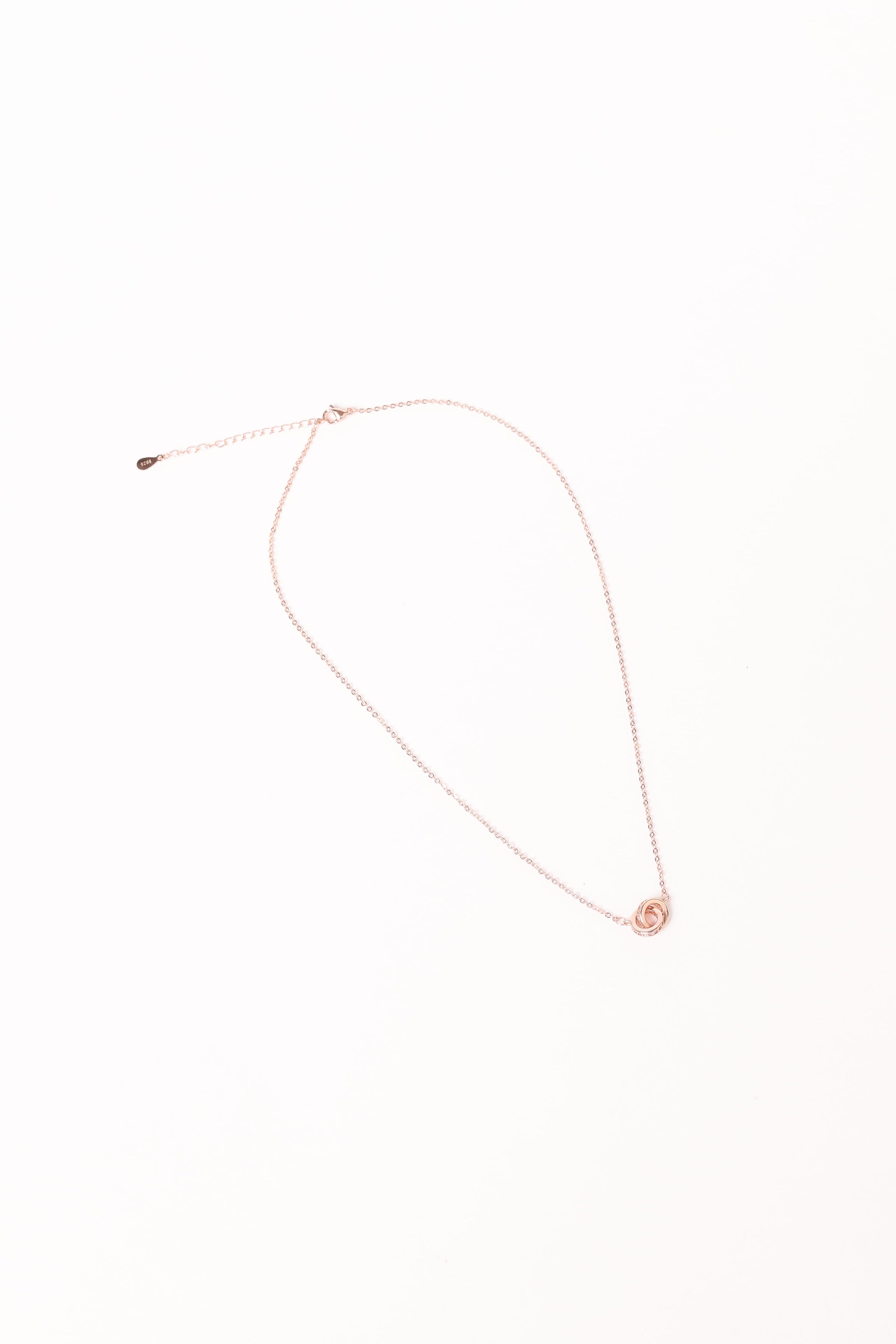 Petal and Pup USA ACCESSORIES Flavia Necklace - Rose Gold One Size