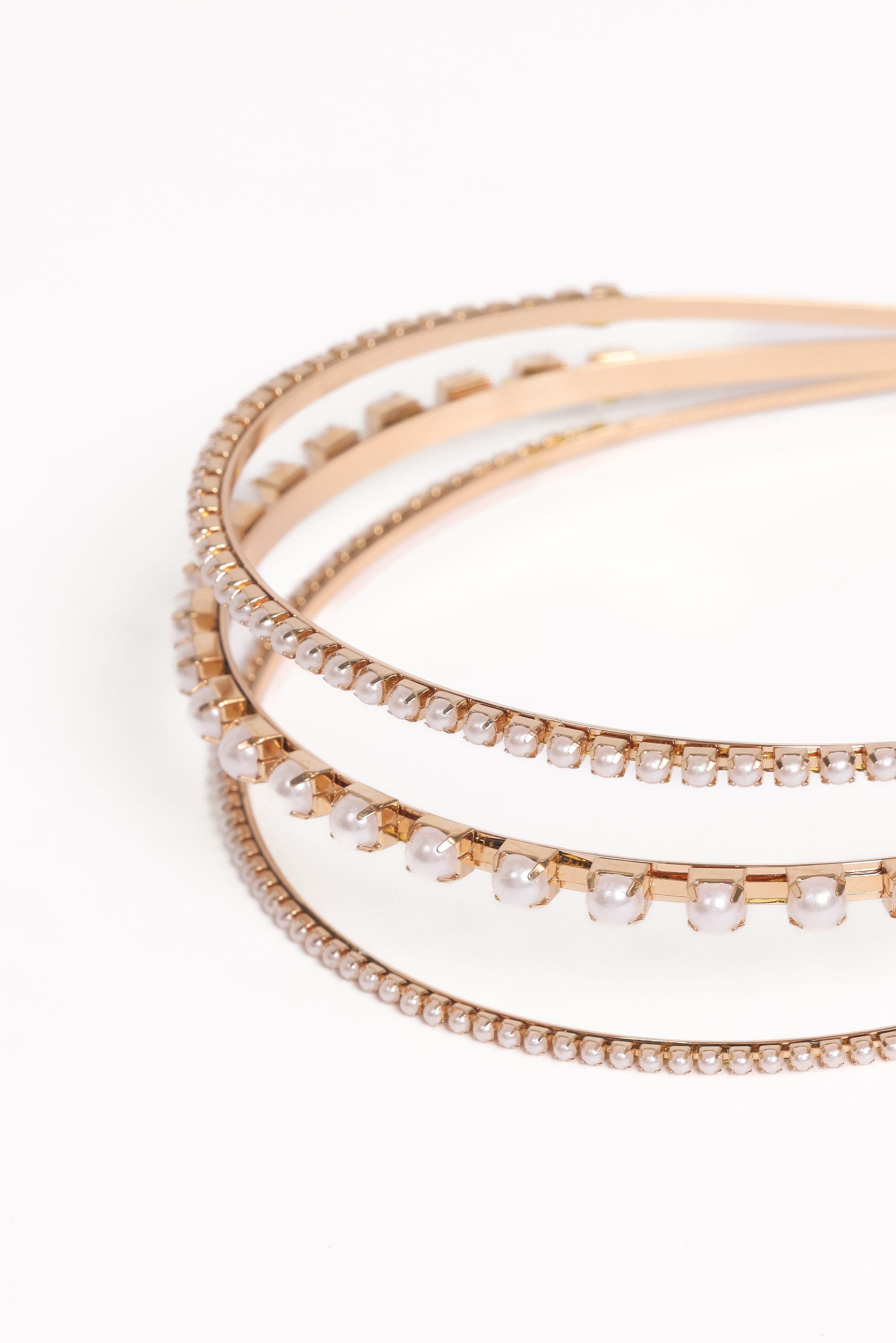 Petal and Pup USA ACCESSORIES Freya Headband - Pearl One Size