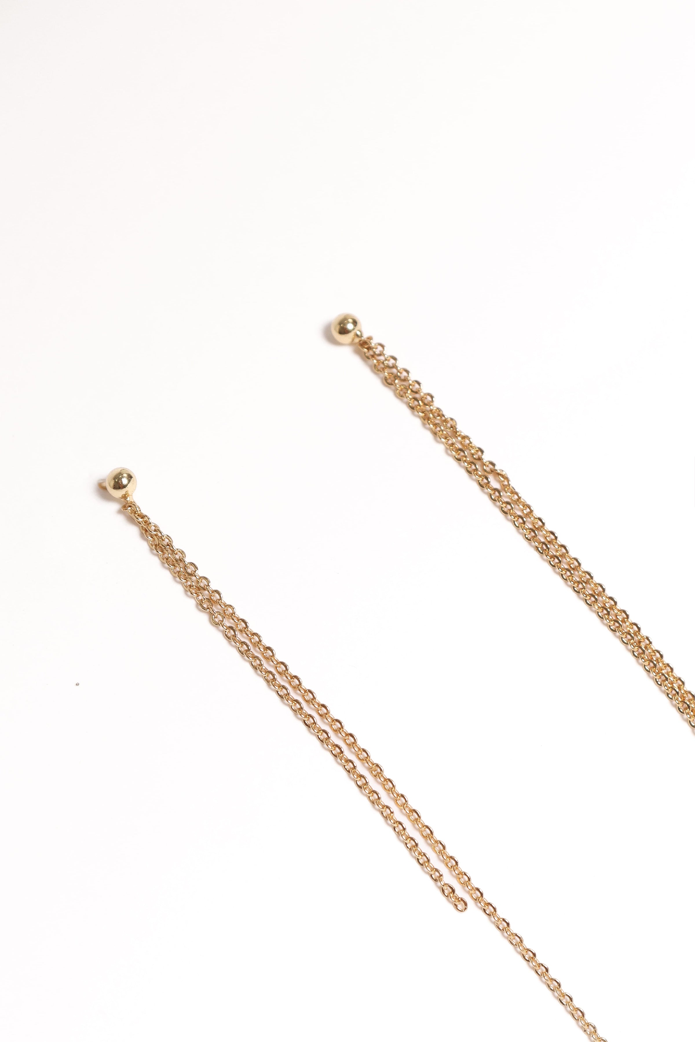 Petal and Pup USA ACCESSORIES Genevieve Drop Earrings - Gold One Size