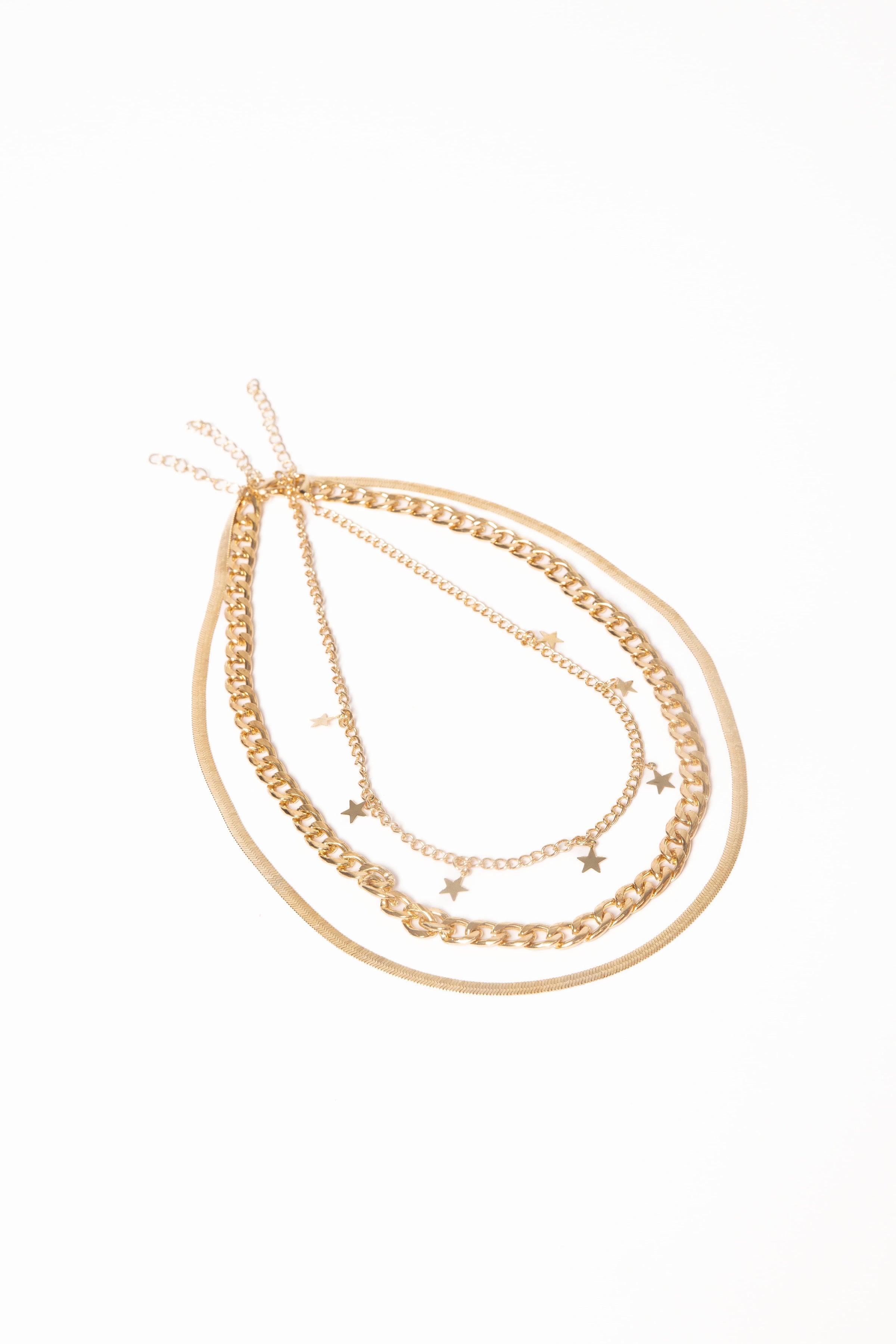 Petal and Pup USA ACCESSORIES Giorgia Necklace - Gold One Size