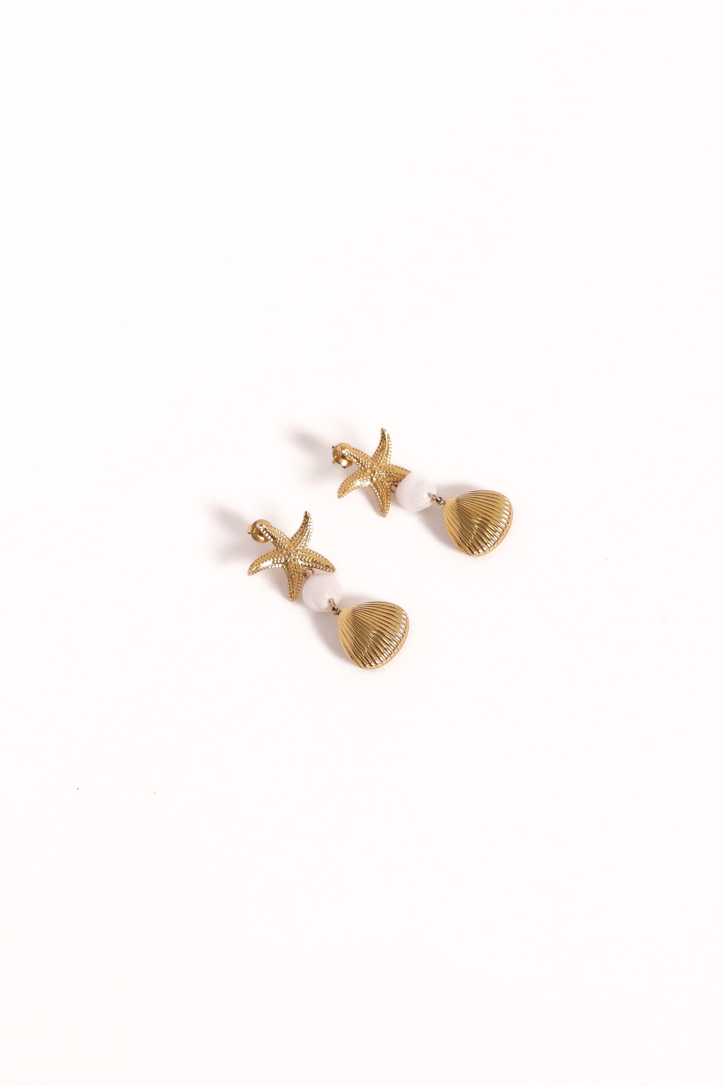 Petal and Pup USA ACCESSORIES Guam Earrings - Gold One Size