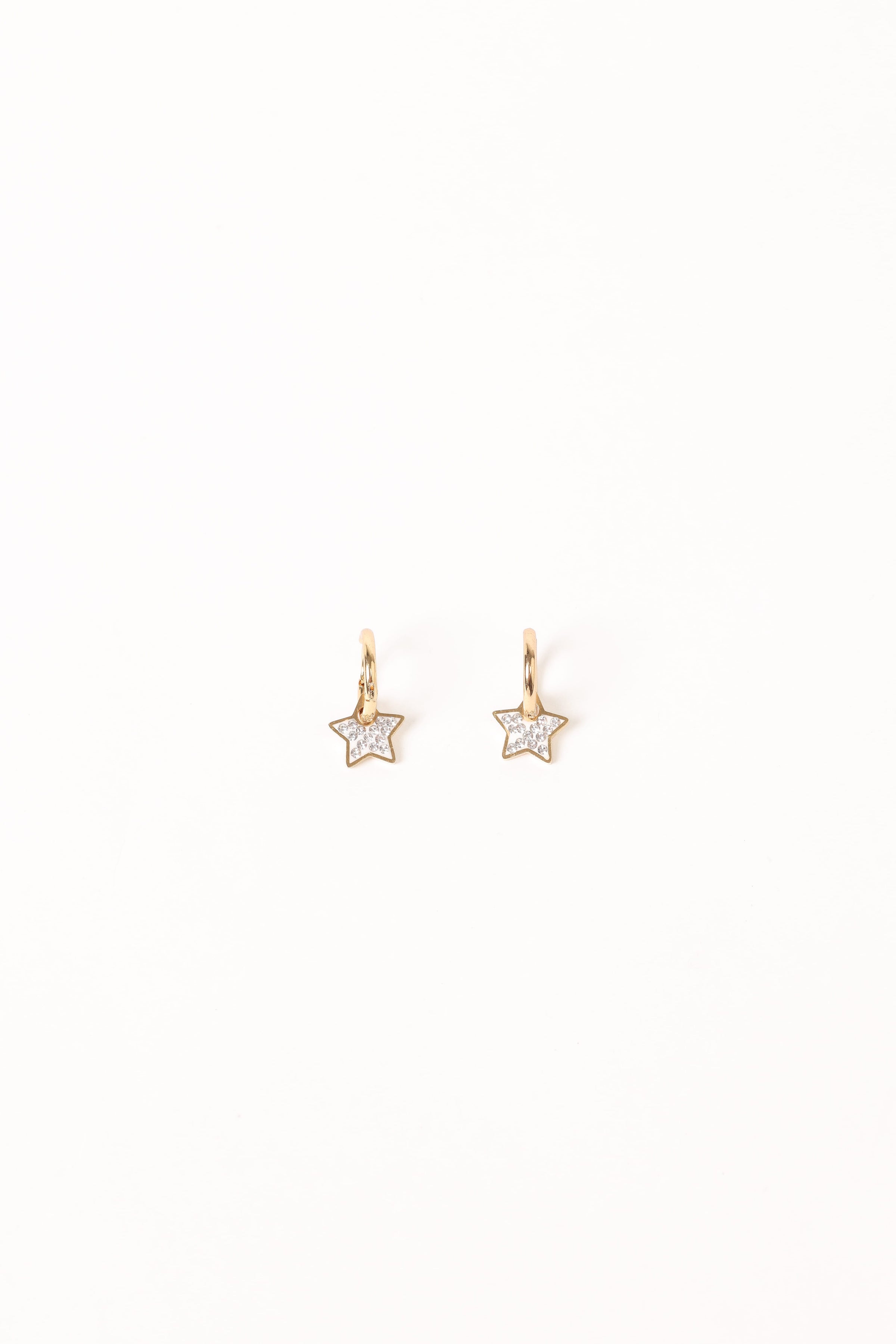 Petal and Pup USA ACCESSORIES Hayden Star Earrings - Gold One Size