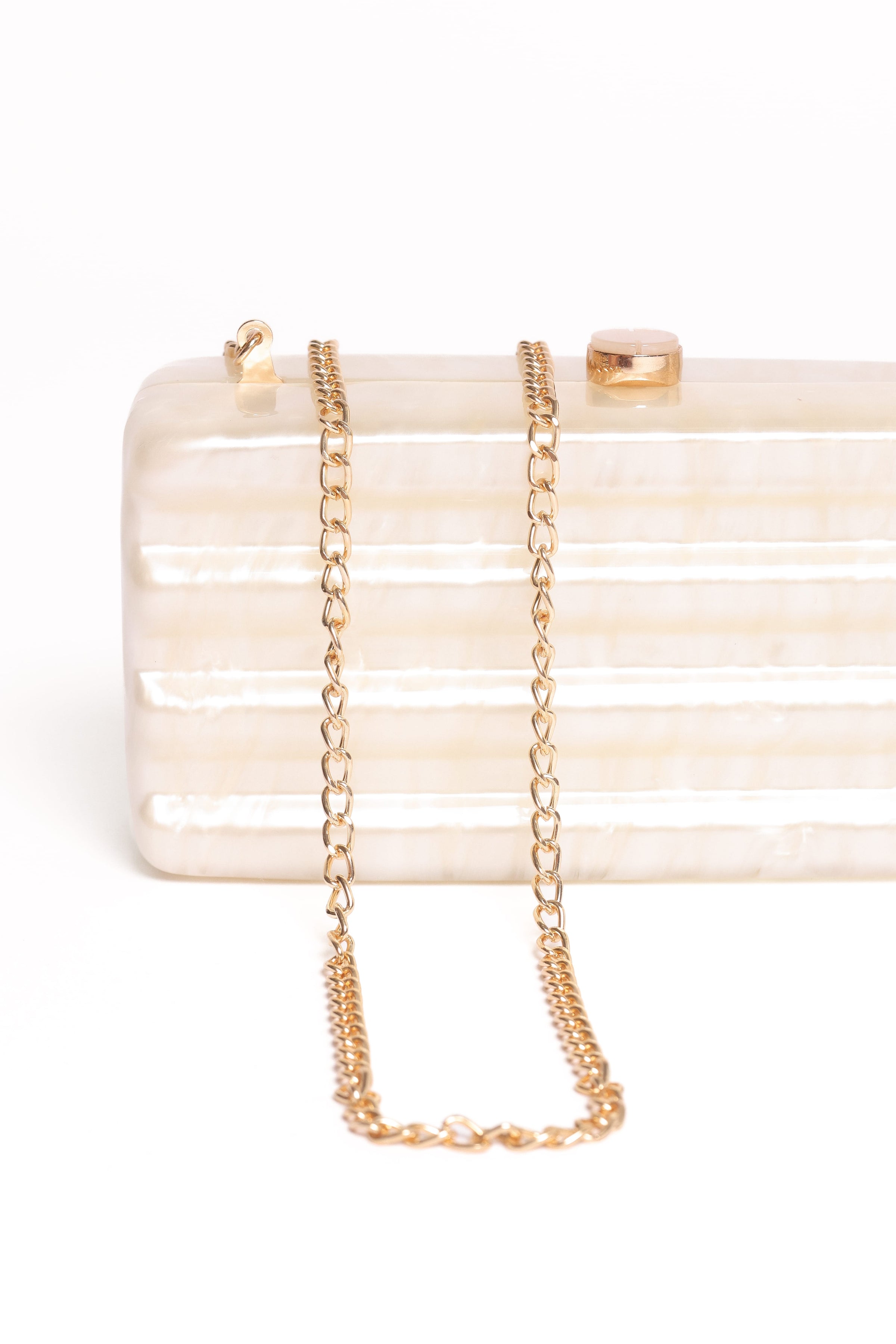 Petal and Pup USA ACCESSORIES Helena Clutch - Pearl One Size