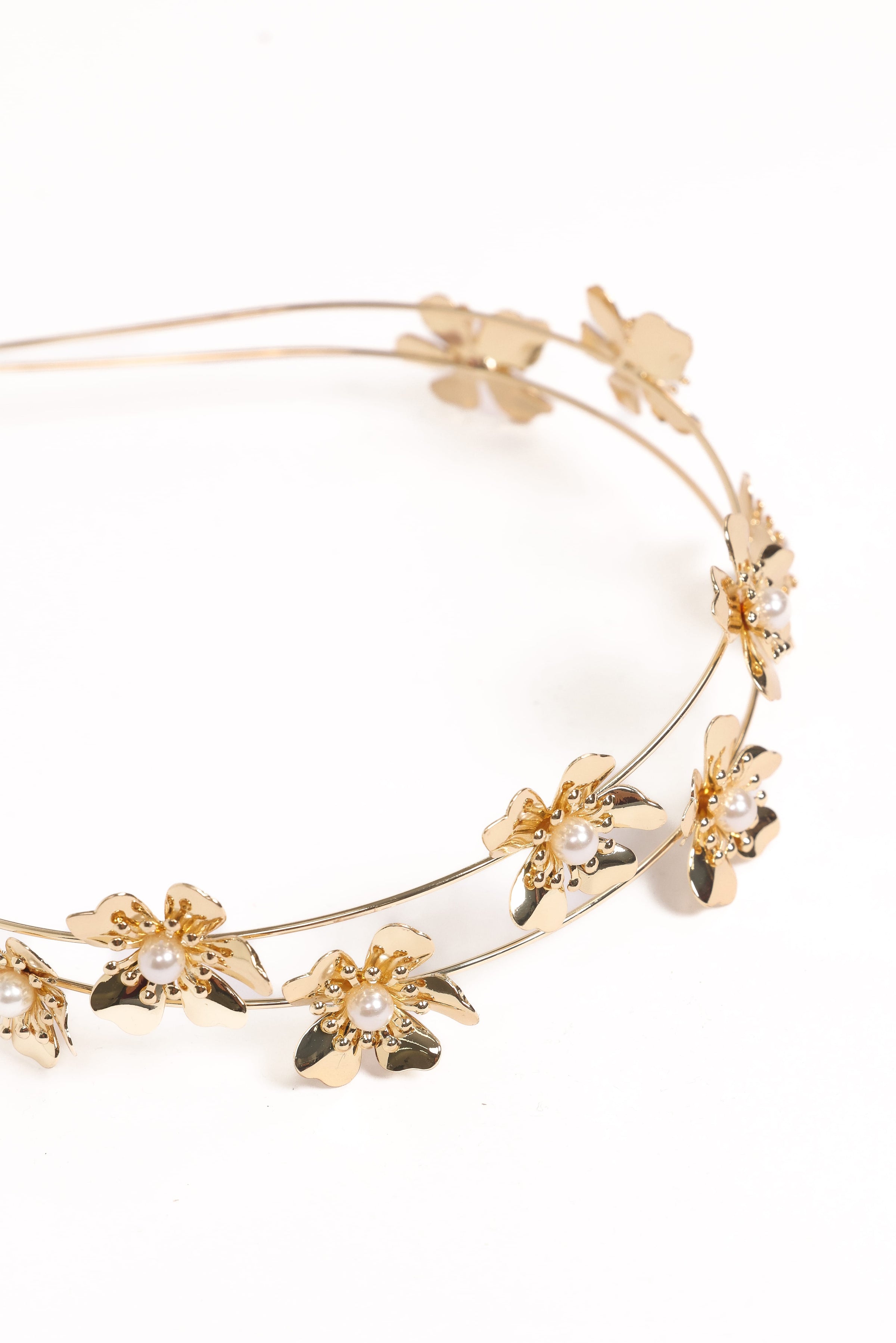 Petal and Pup USA ACCESSORIES Irina Headband - Gold One Size