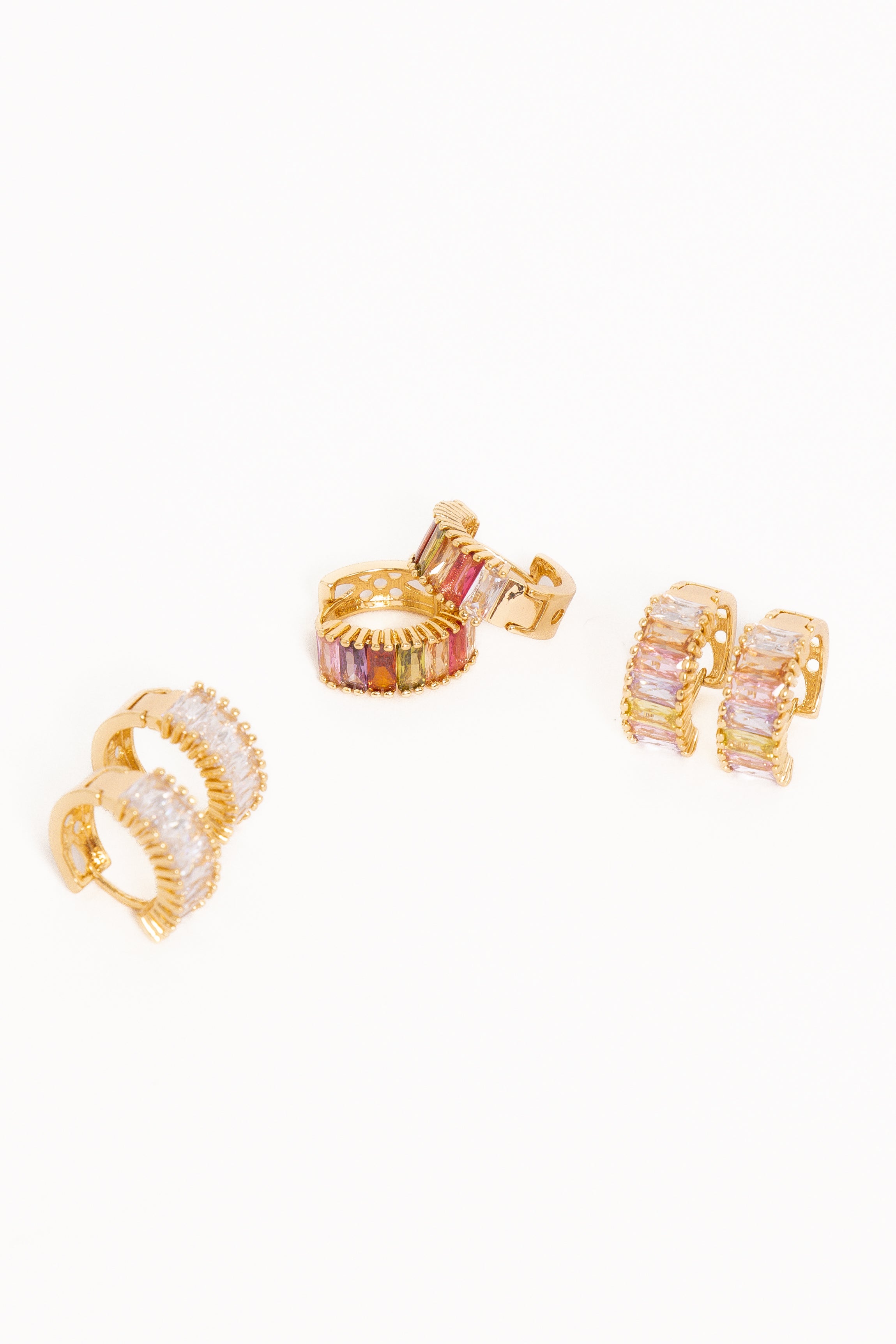 Petal and Pup USA ACCESSORIES Isla 3 Pack Earrings Set - Multi One Size