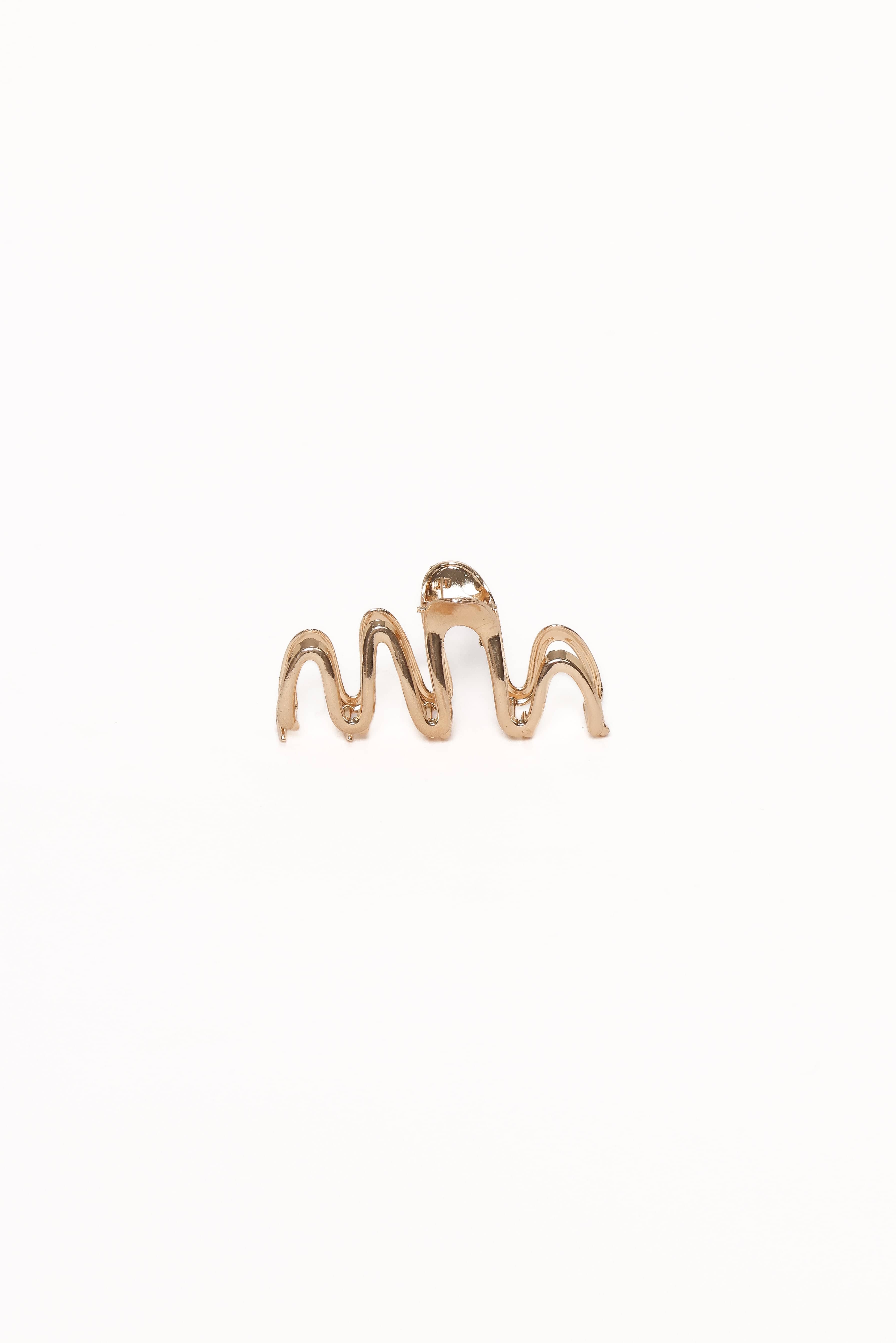 Petal and Pup USA ACCESSORIES Jem Hair Clip - Gold One Size