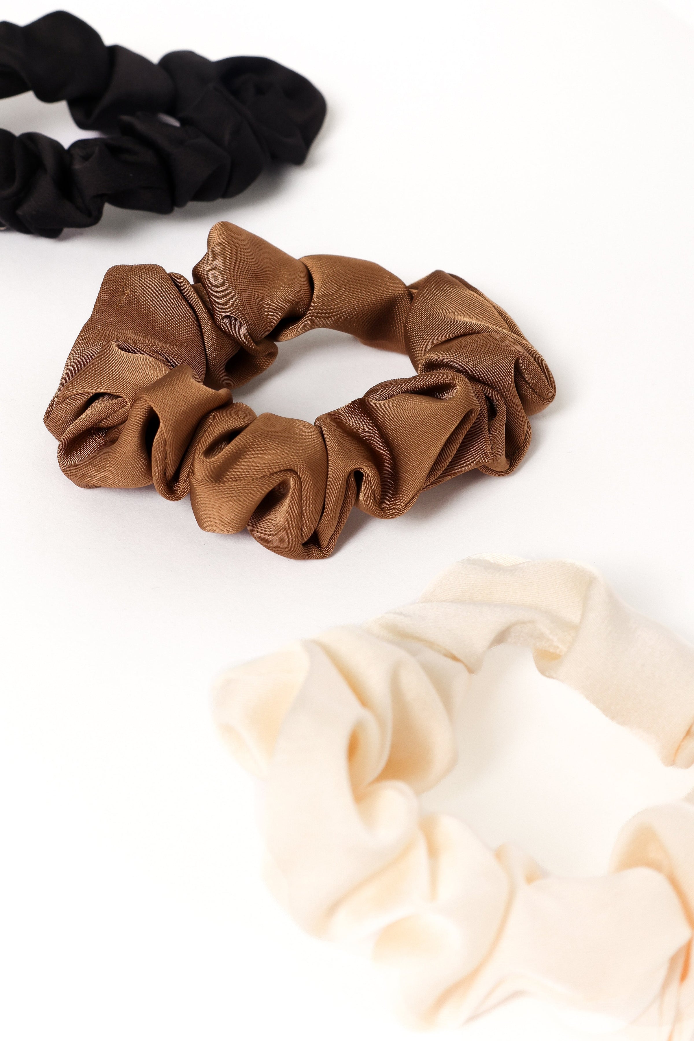 Petal and Pup USA ACCESSORIES Karina Hair Ties - Cream/Brown/Black One Size