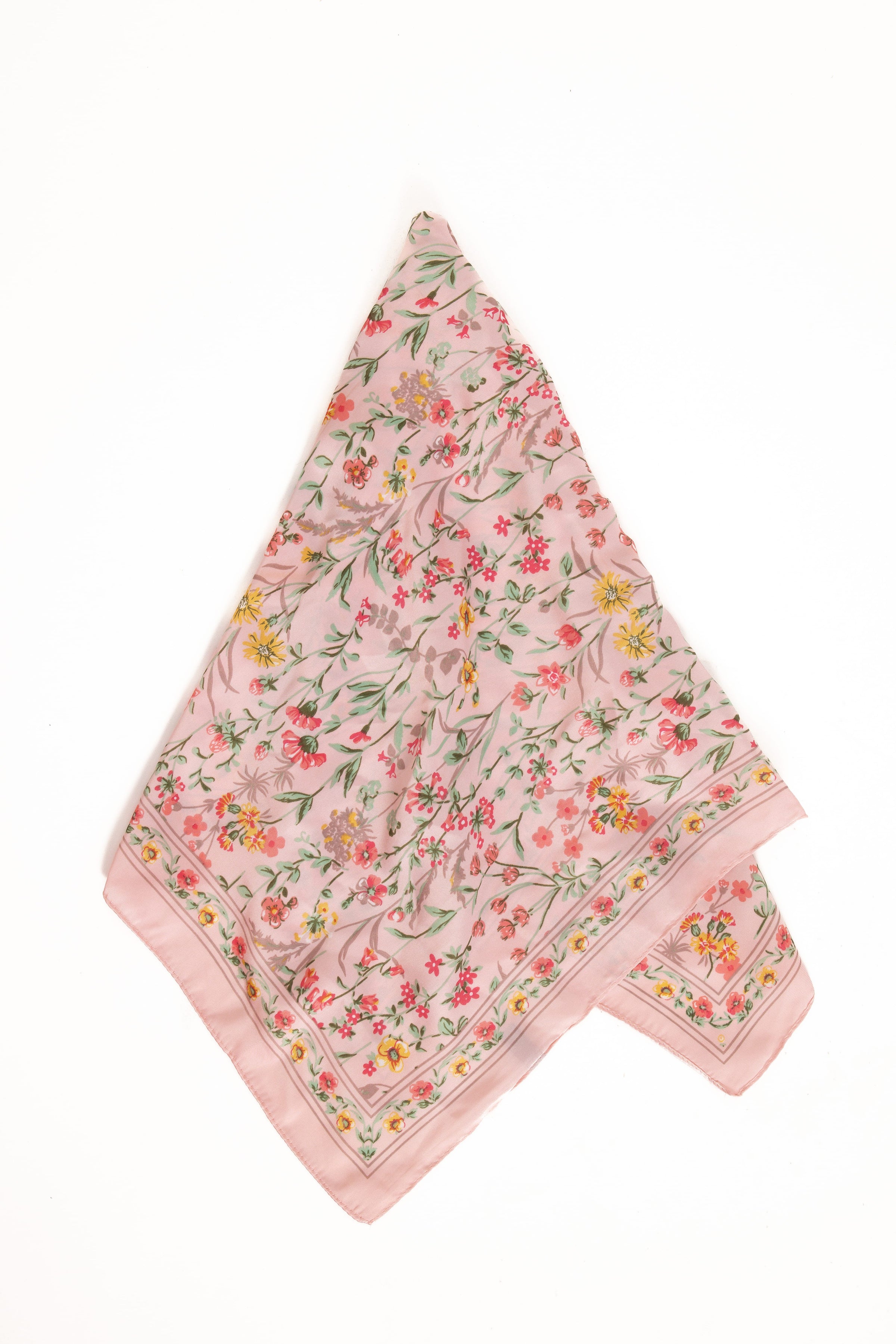 Petal and Pup USA ACCESSORIES Kaylie Scarf - Pink Floral One Size