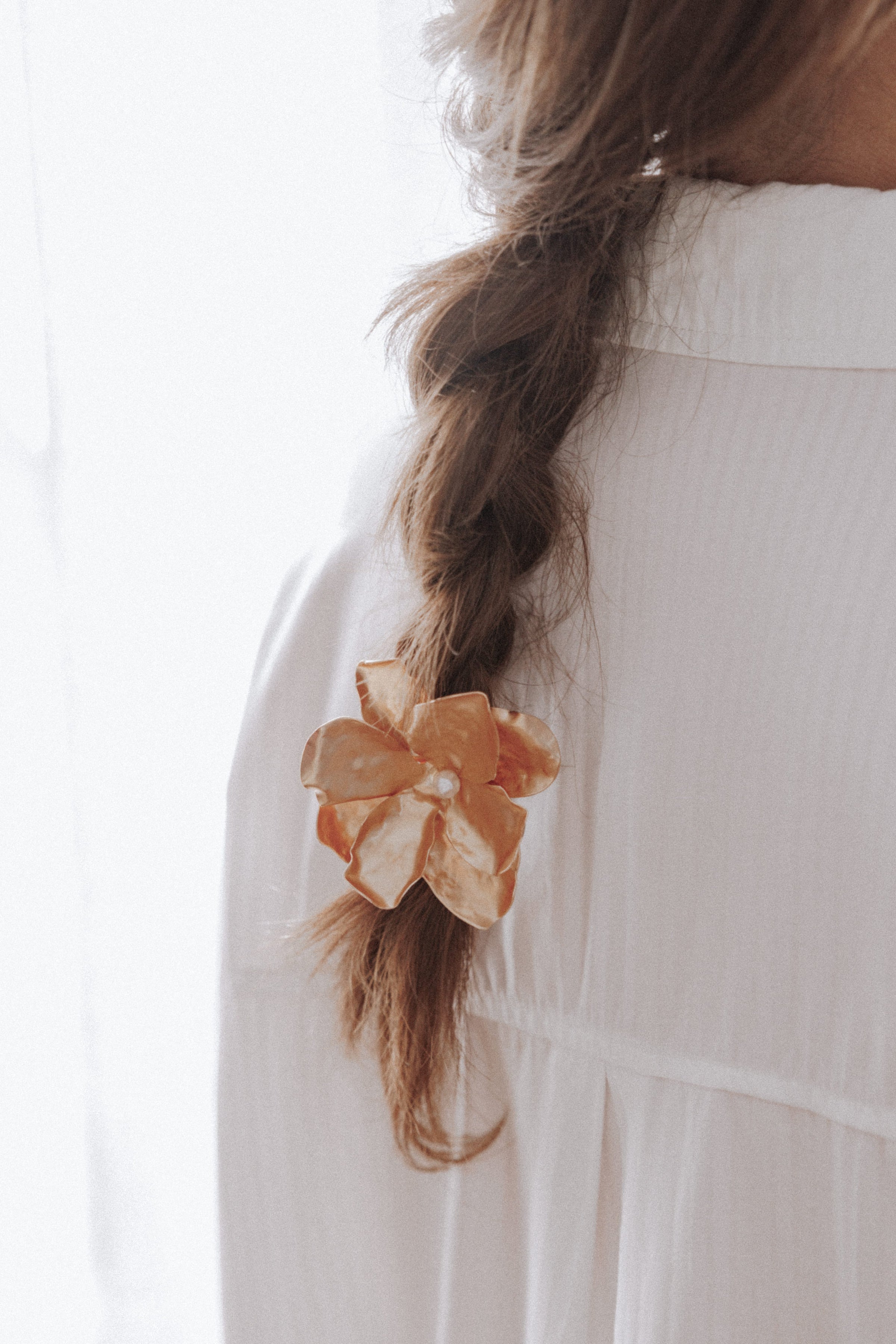 Petal and Pup USA ACCESSORIES Kora Hair Tie - Gold One Size