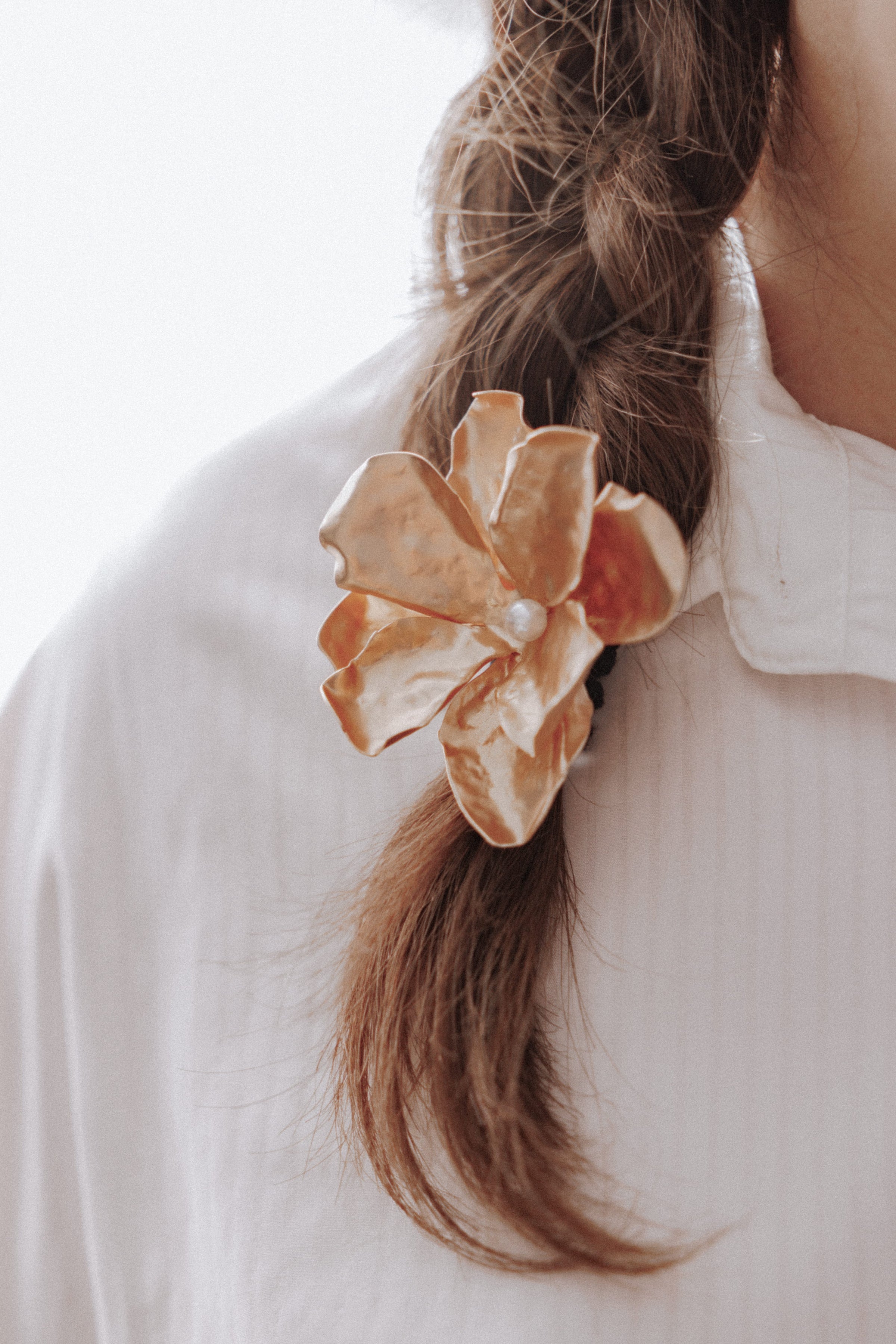 Petal and Pup USA ACCESSORIES Kora Hair Tie - Gold One Size