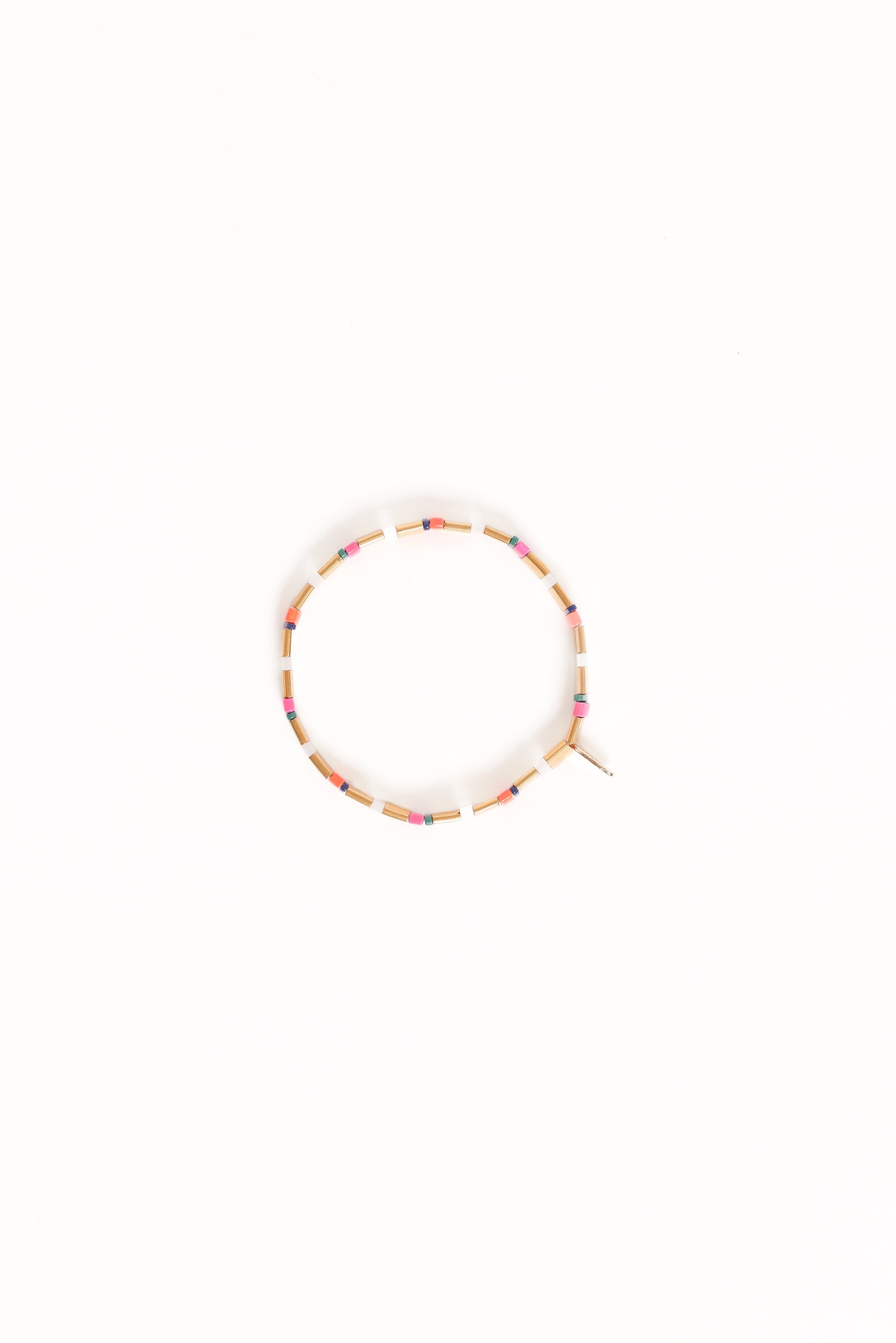 Petal and Pup USA ACCESSORIES Kylie Bead Bracelet - Bronze One Size