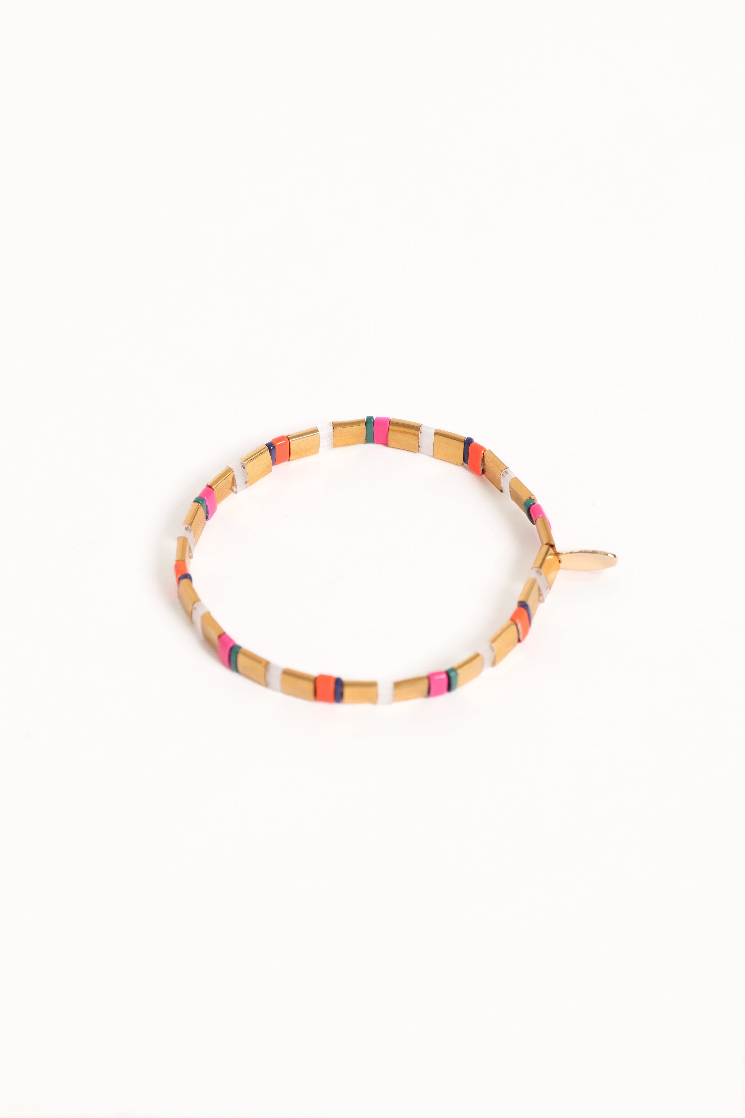 Petal and Pup USA ACCESSORIES Kylie Bead Bracelet - Bronze One Size