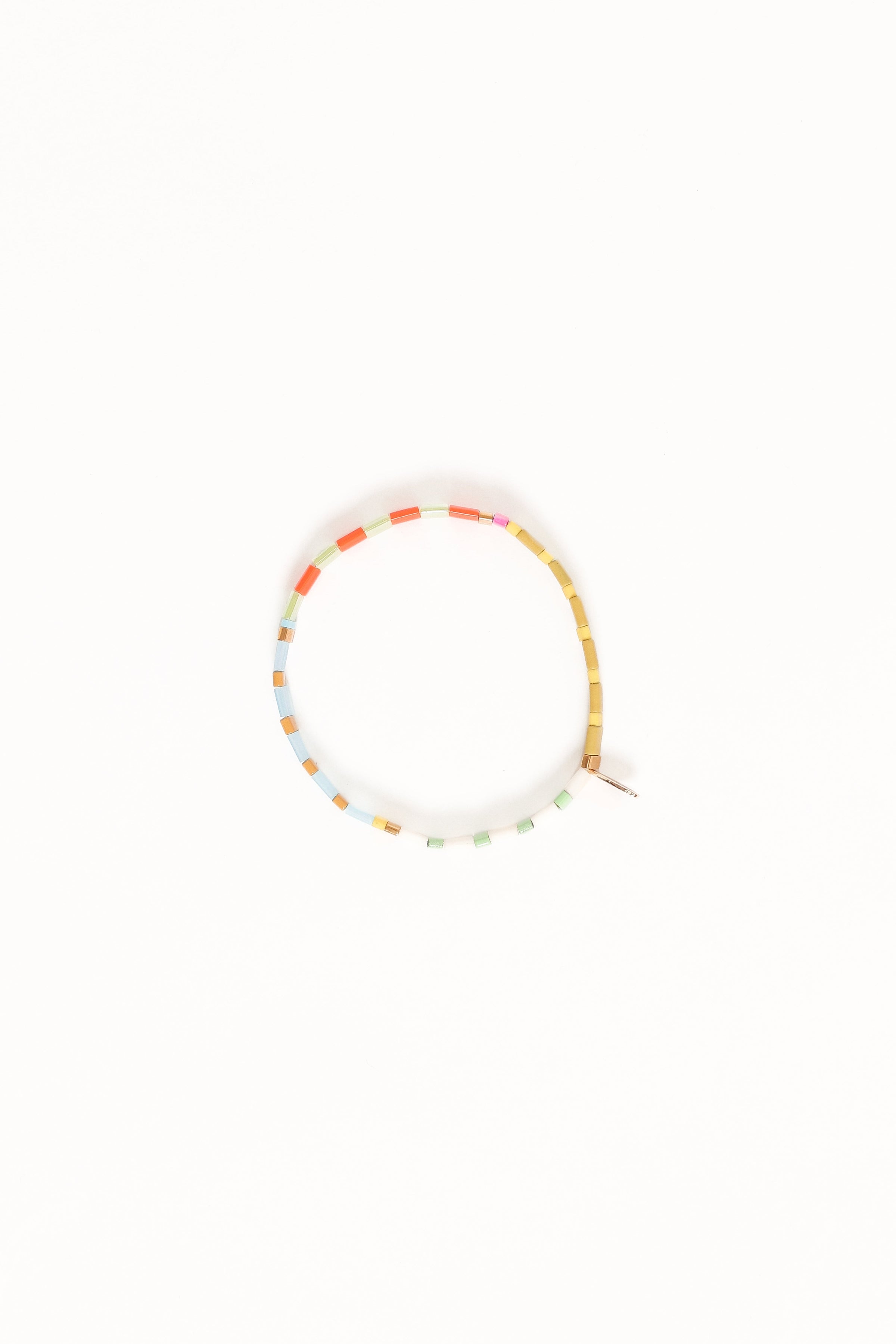 Petal and Pup USA ACCESSORIES Kylie Bead Bracelet - Chartreuse One Size