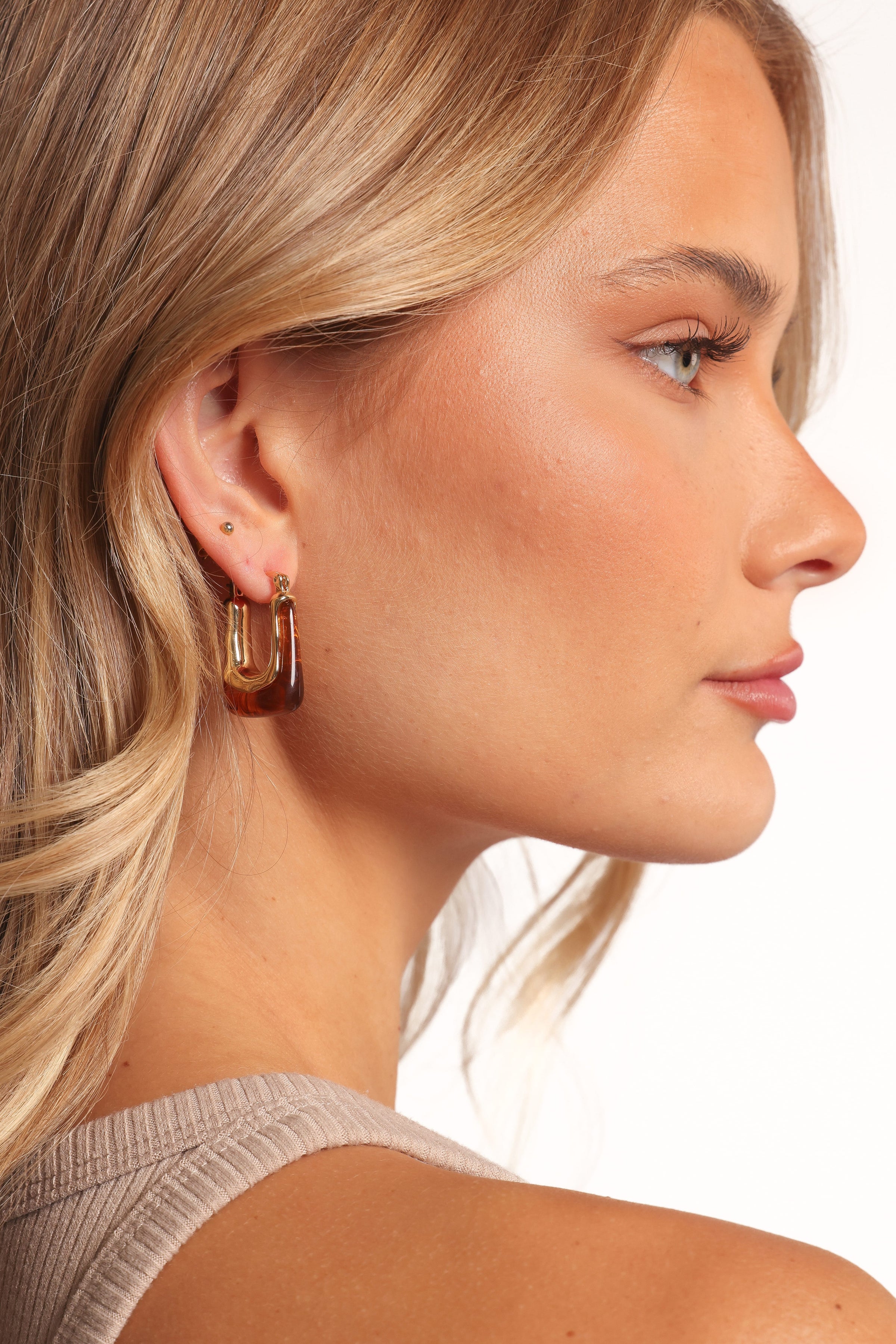 Petal and Pup USA ACCESSORIES Laurel Earrings - Brown One Size