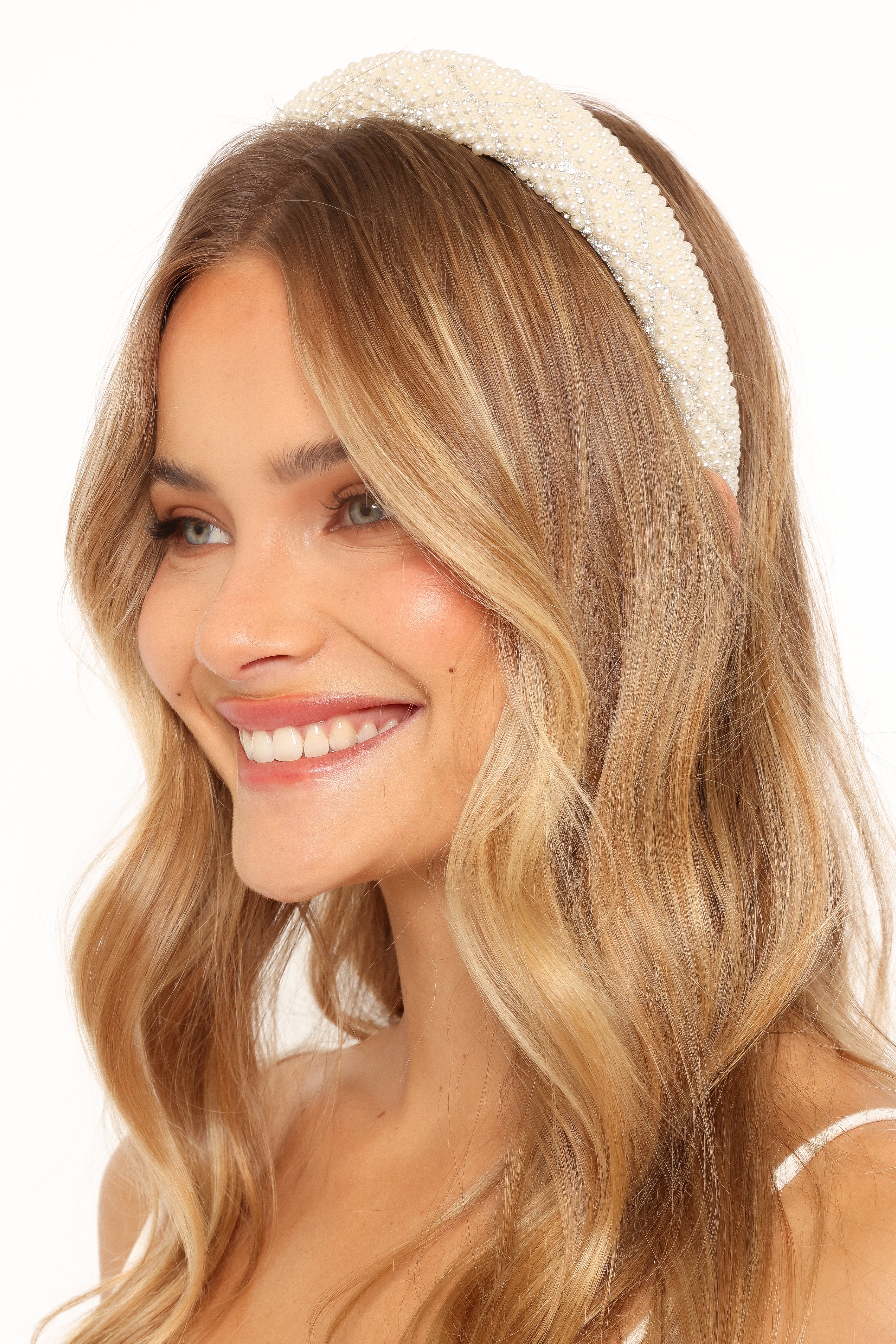 Petal and Pup USA ACCESSORIES Leah Headband - Pearl One Size