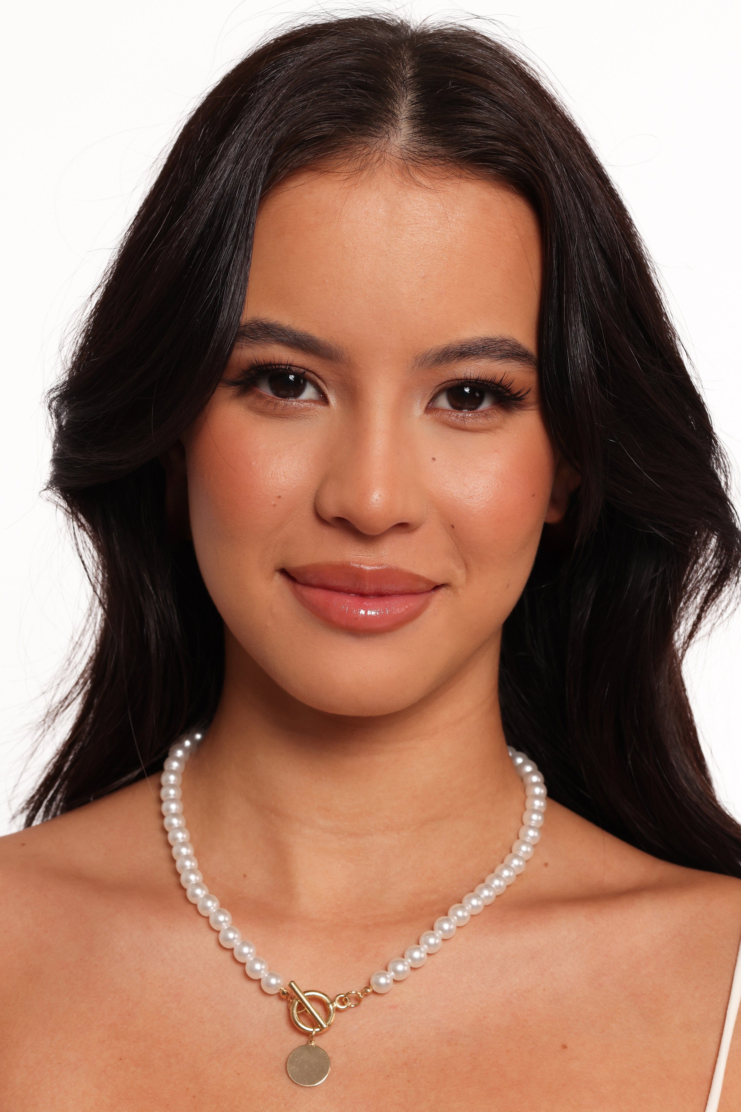 Petal and Pup USA ACCESSORIES Leni Necklace - Pearl One Size
