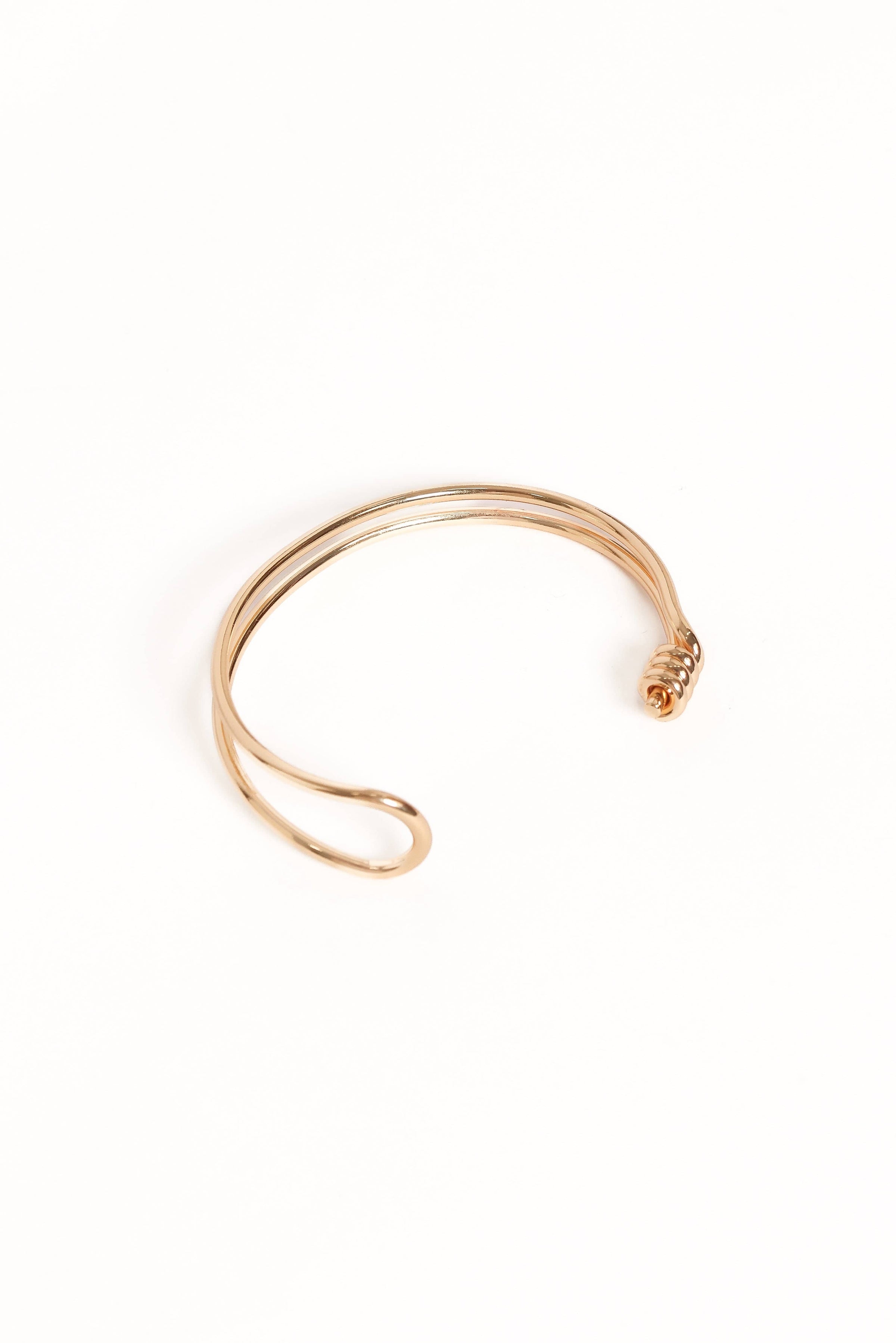 Petal and Pup USA ACCESSORIES Lenora Cuff Bracelet - Gold One Size