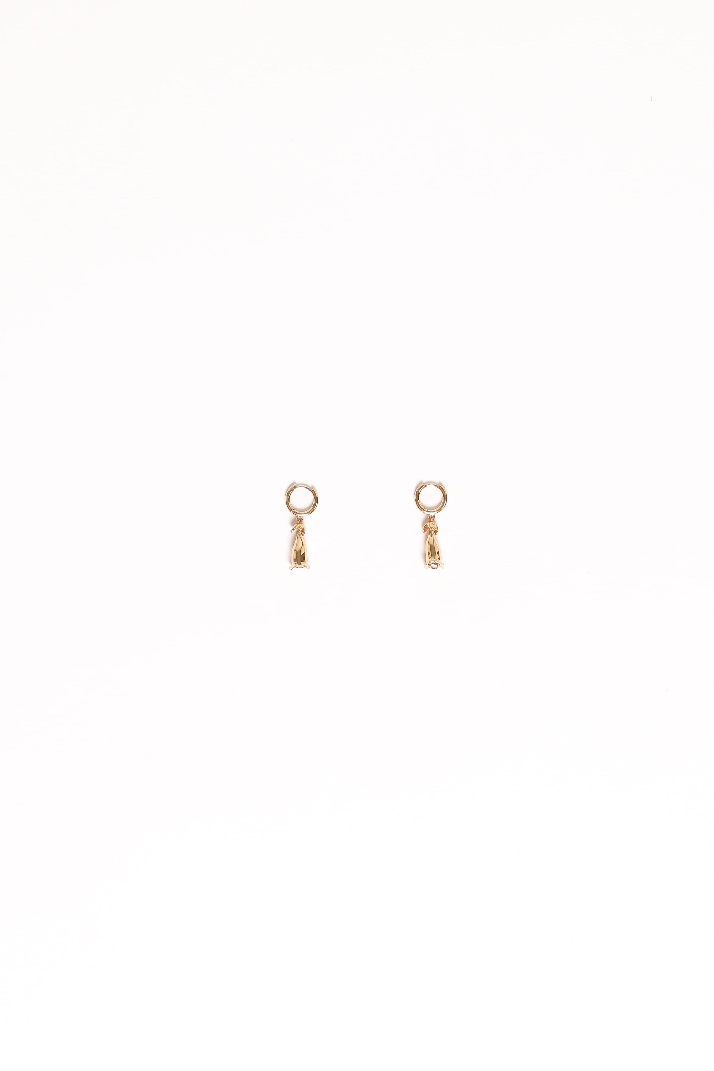 Petal and Pup USA ACCESSORIES Lila Earrings - Gold One Size