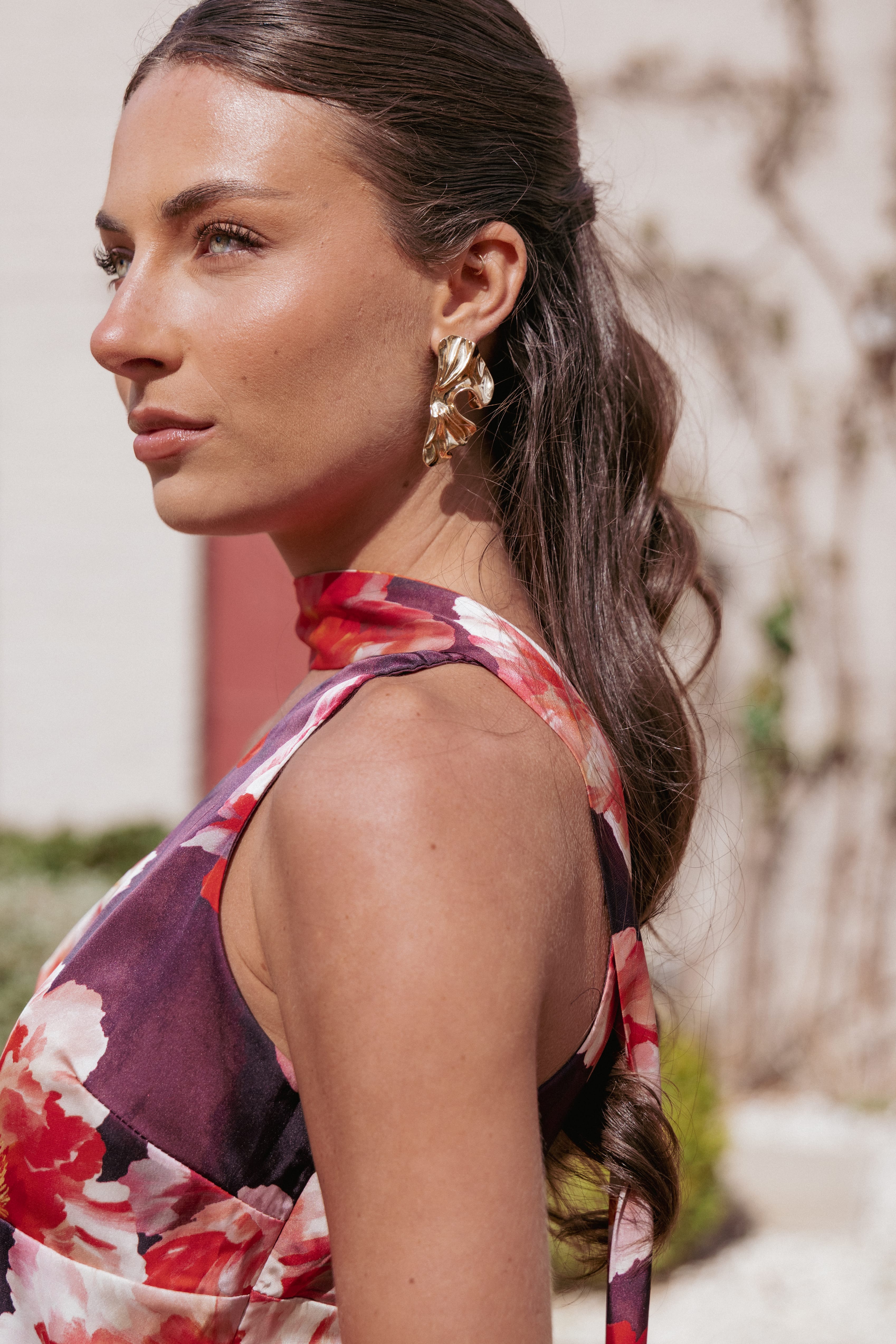 Petal and Pup USA ACCESSORIES Lillian Earrings - Gold One Size