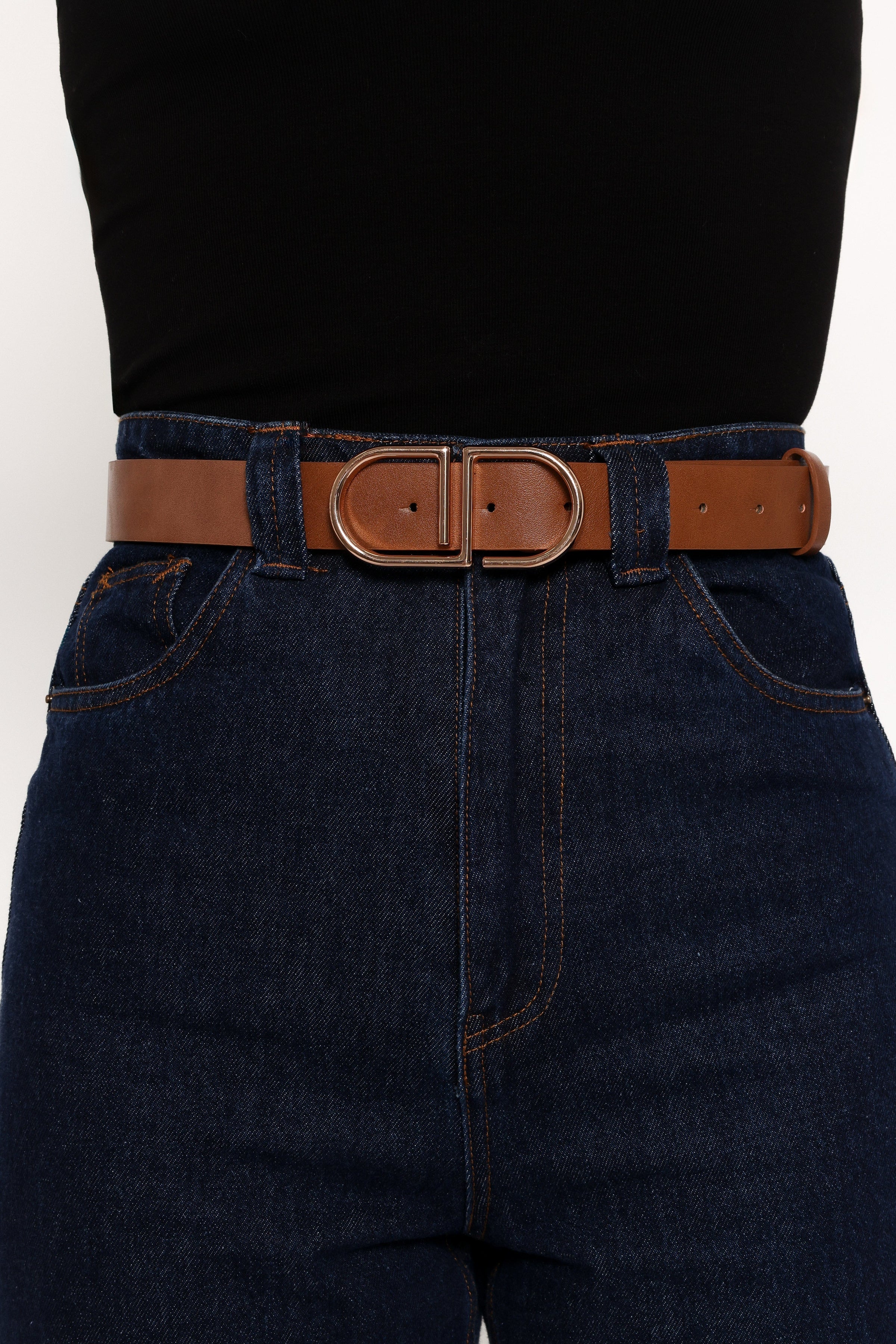 Petal and Pup USA ACCESSORIES Lisa Belt - Brown One Size