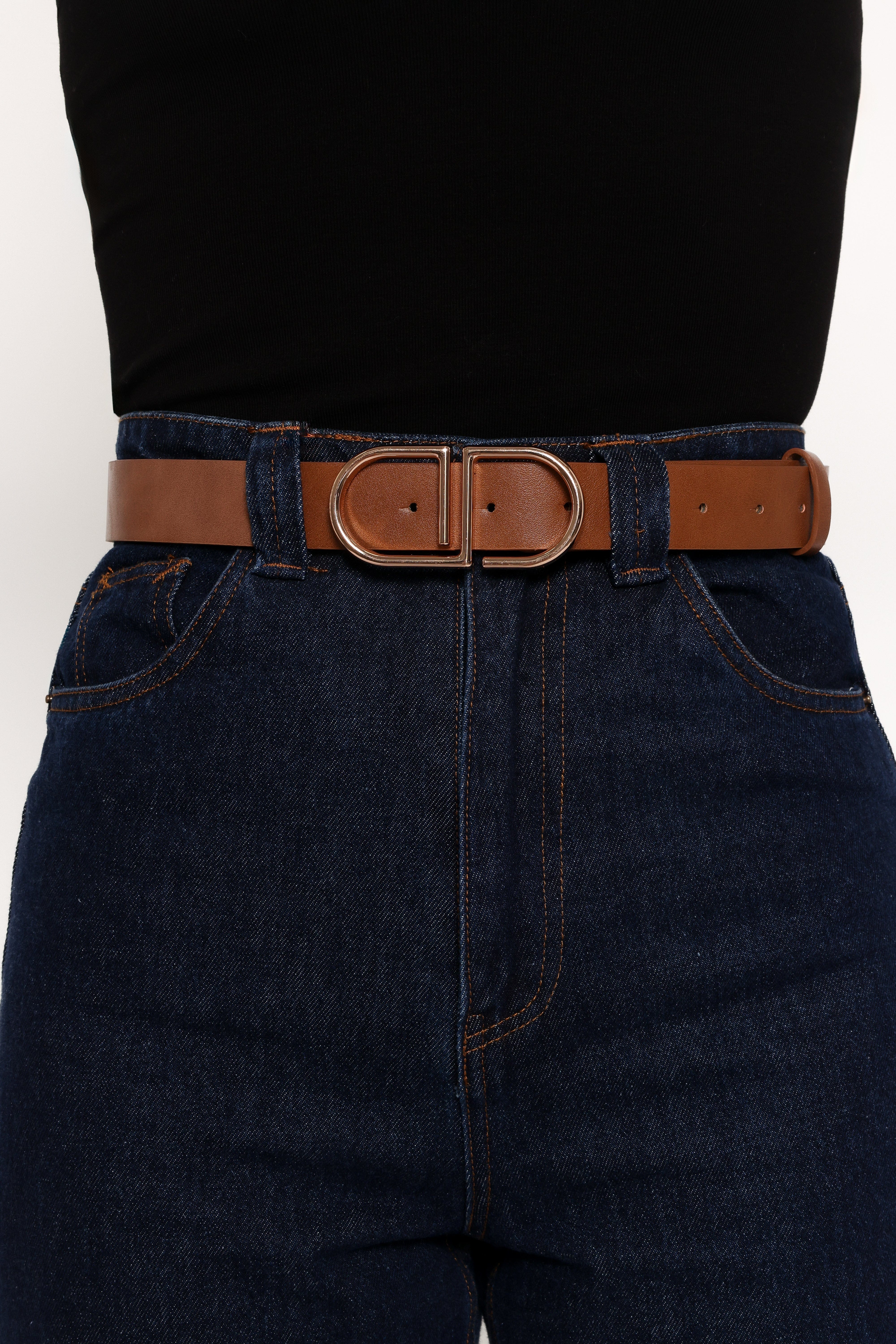 Petal and Pup USA ACCESSORIES Lisa Belt - Brown One Size