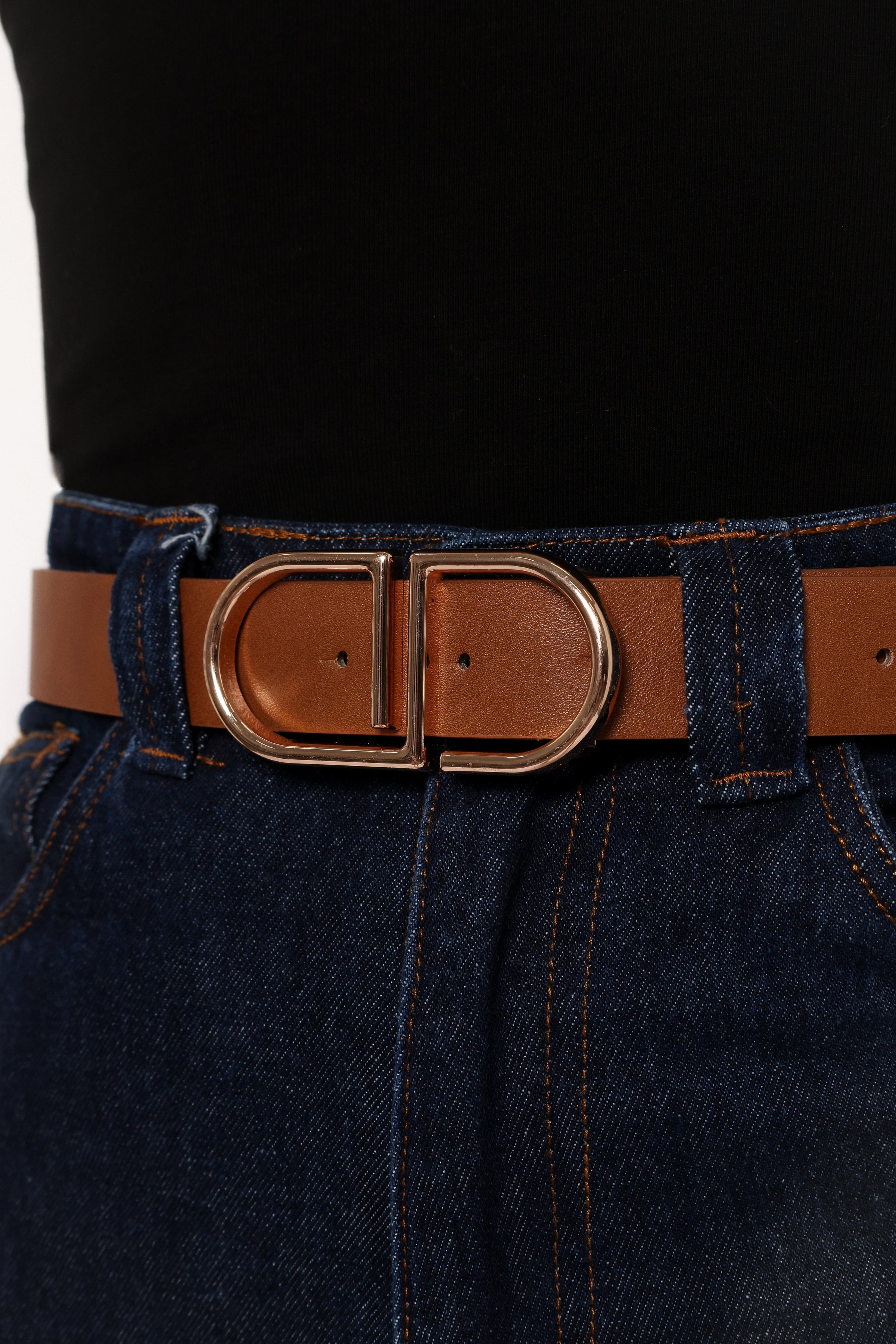 Petal and Pup USA ACCESSORIES Lisa Belt - Brown One Size