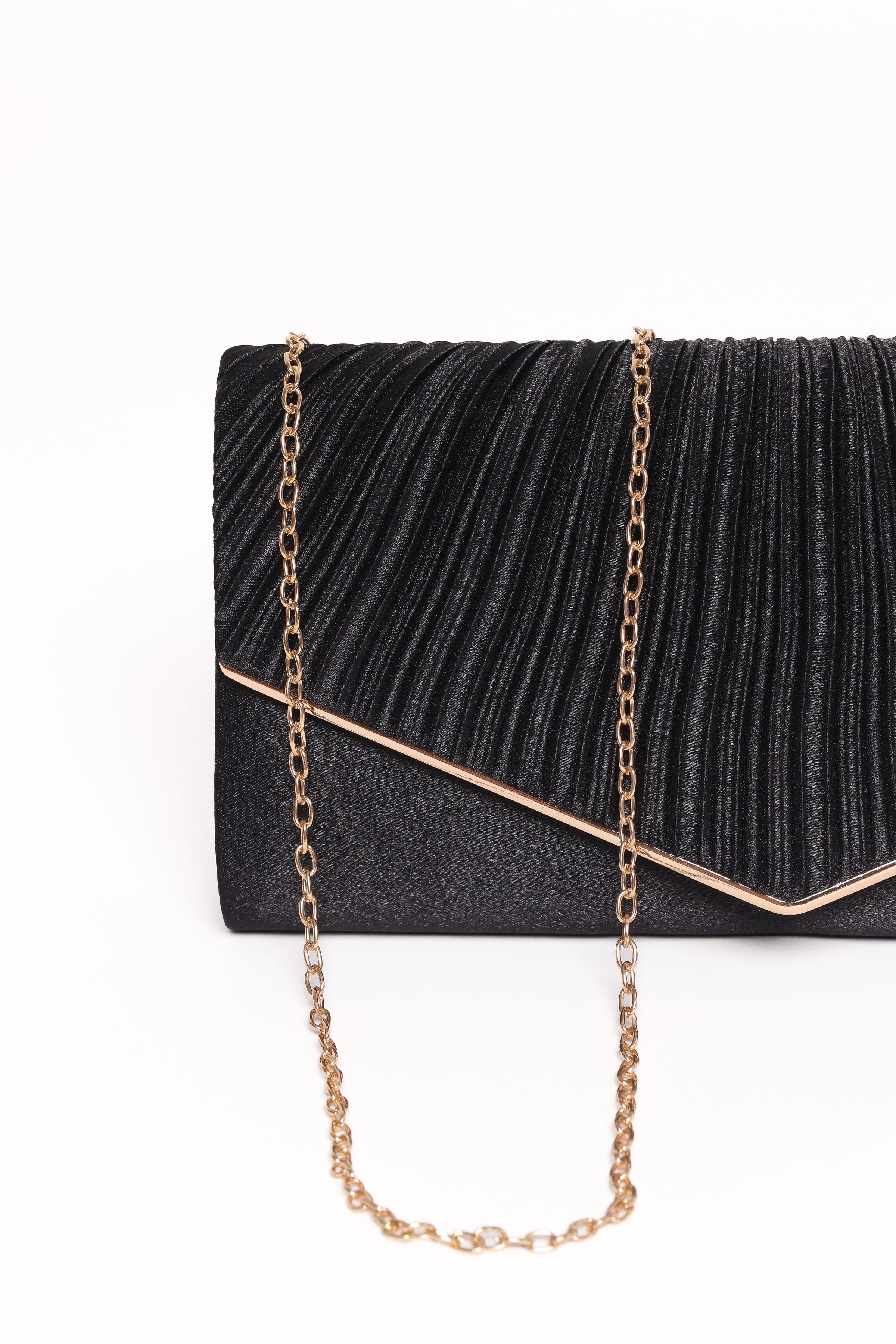Petal and Pup USA ACCESSORIES Lucia Clutch - Black One Size