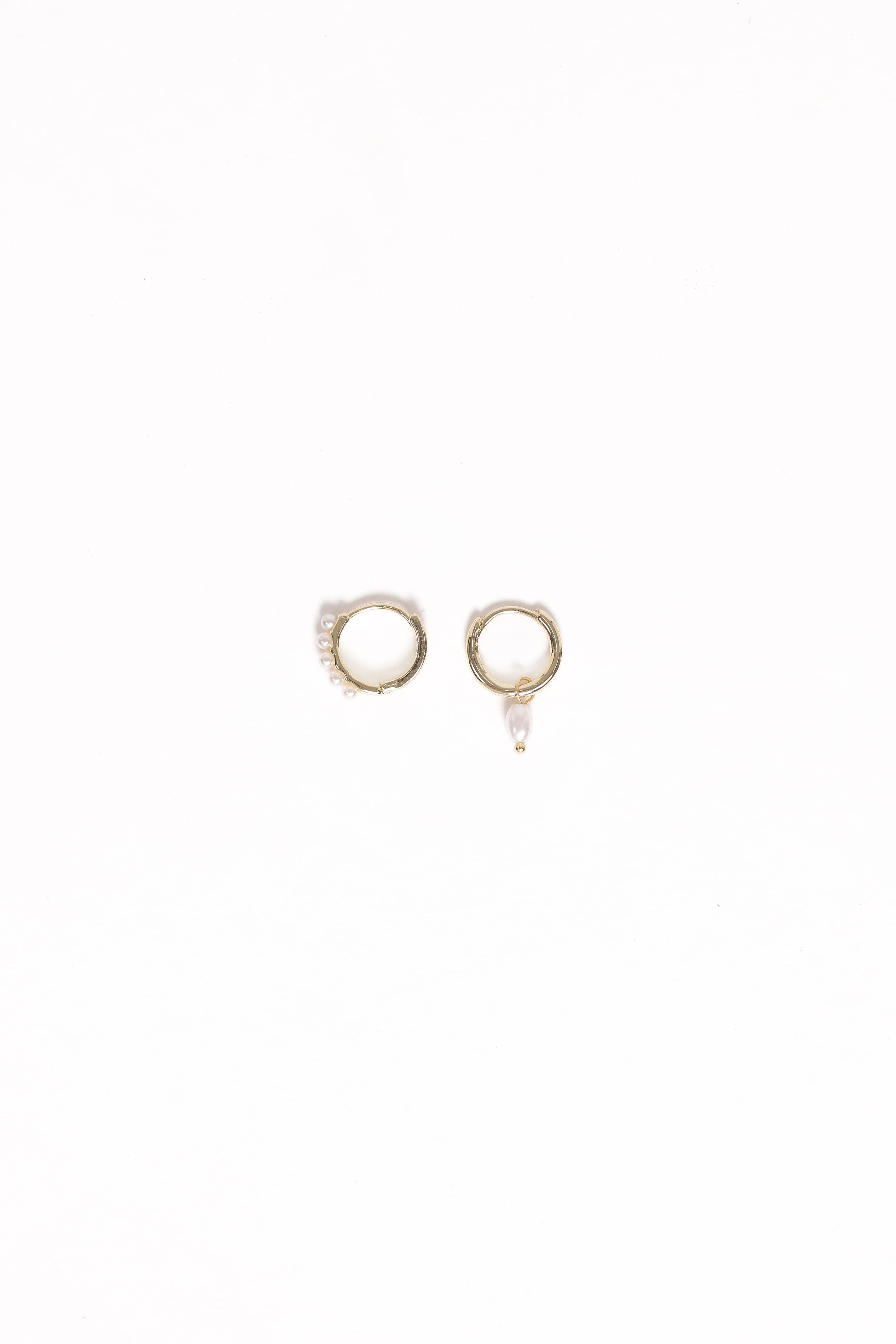 Petal and Pup USA ACCESSORIES Maracuja Earring Set - Gold/Pearl One Size
