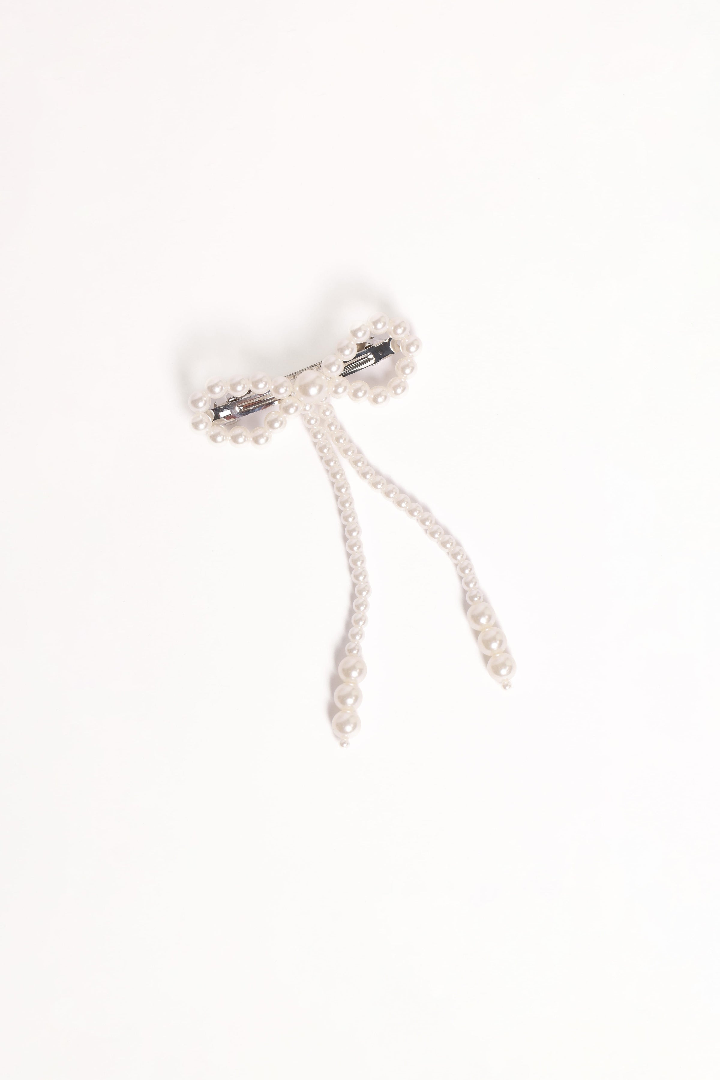 Petal and Pup USA ACCESSORIES Marcella Hair Bow Clip - Pearl One Size
