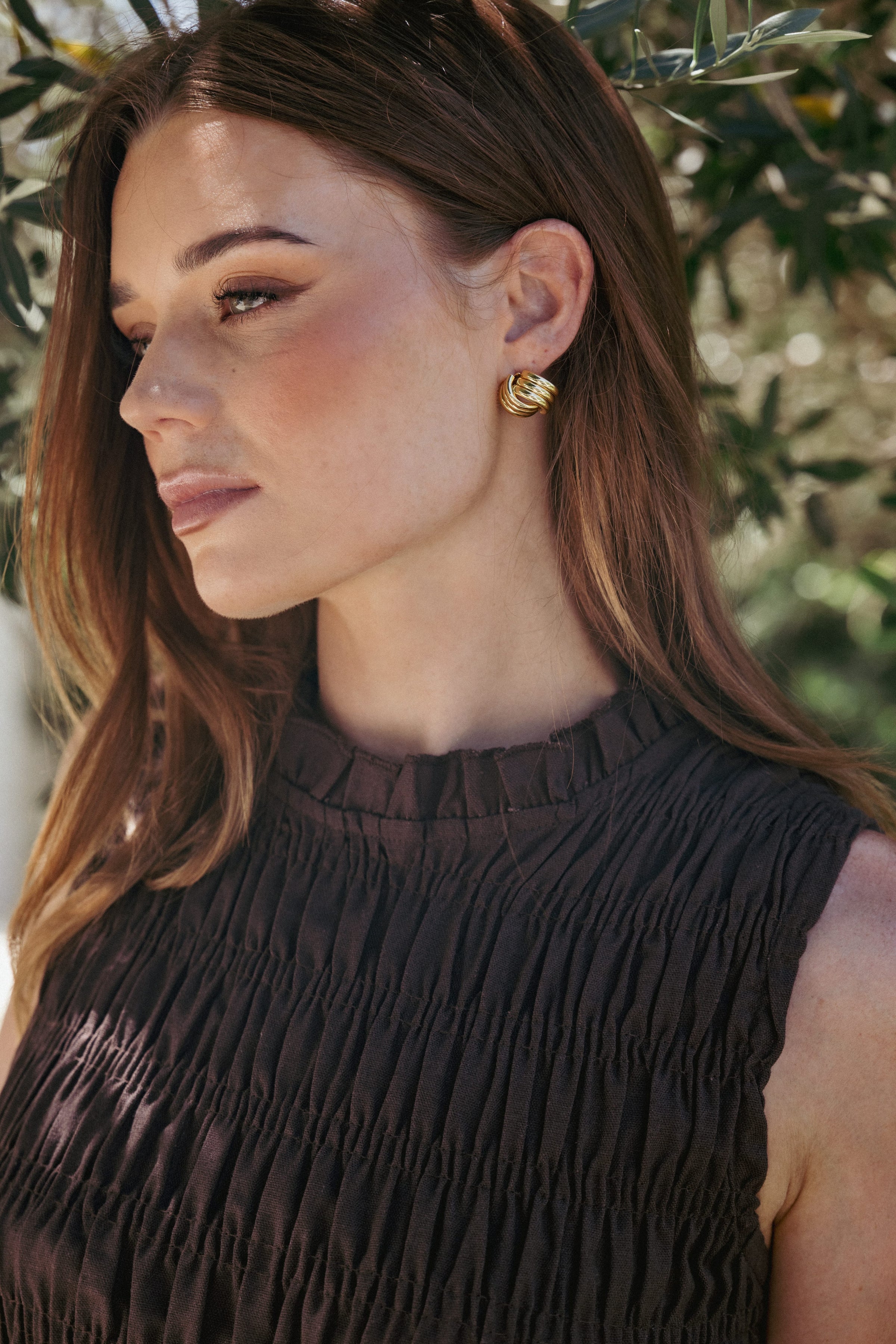 Petal and Pup USA ACCESSORIES Marigold Earrings - Gold One Size