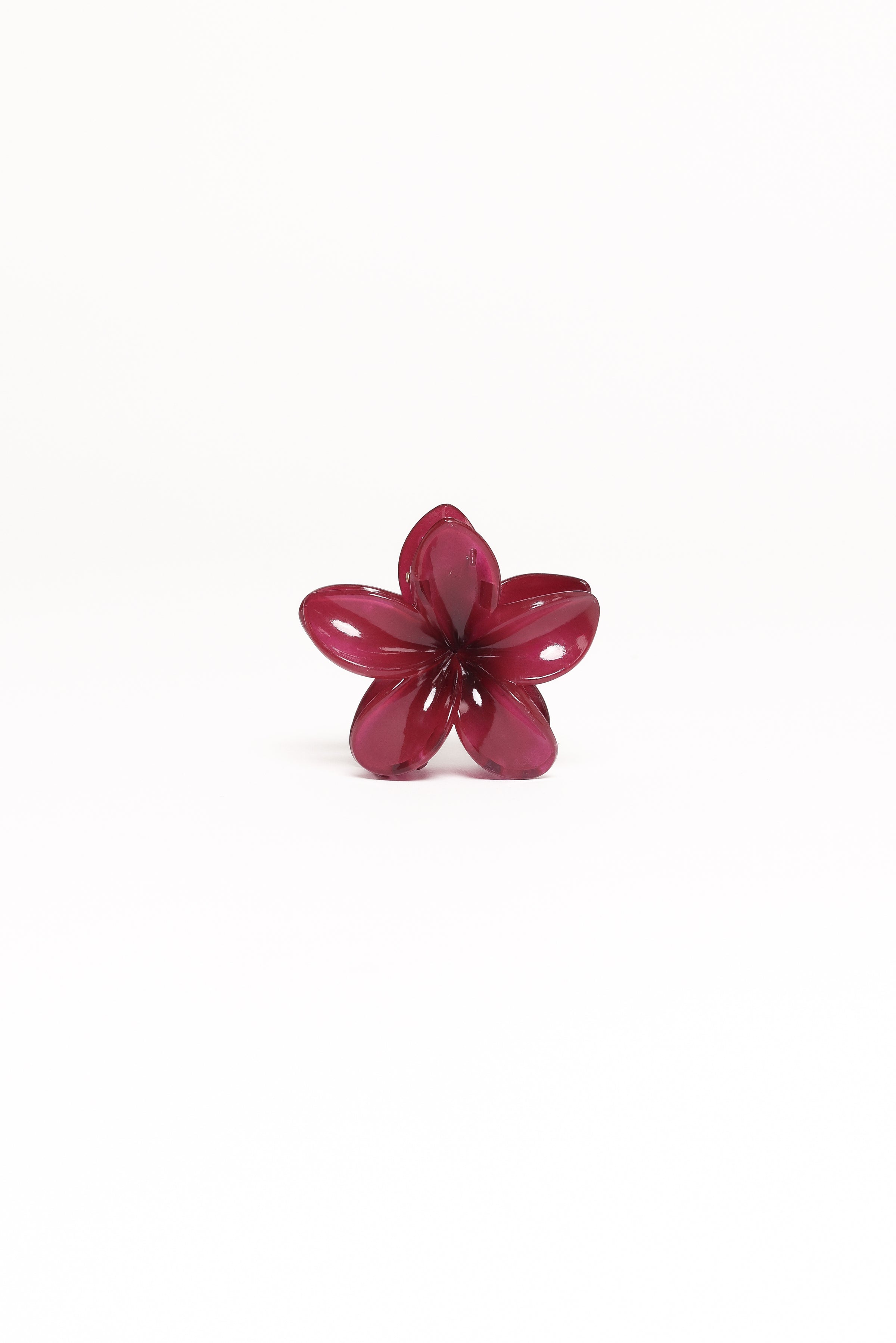 Petal and Pup USA ACCESSORIES Marissa Flower Hair Clip - Wine One Size