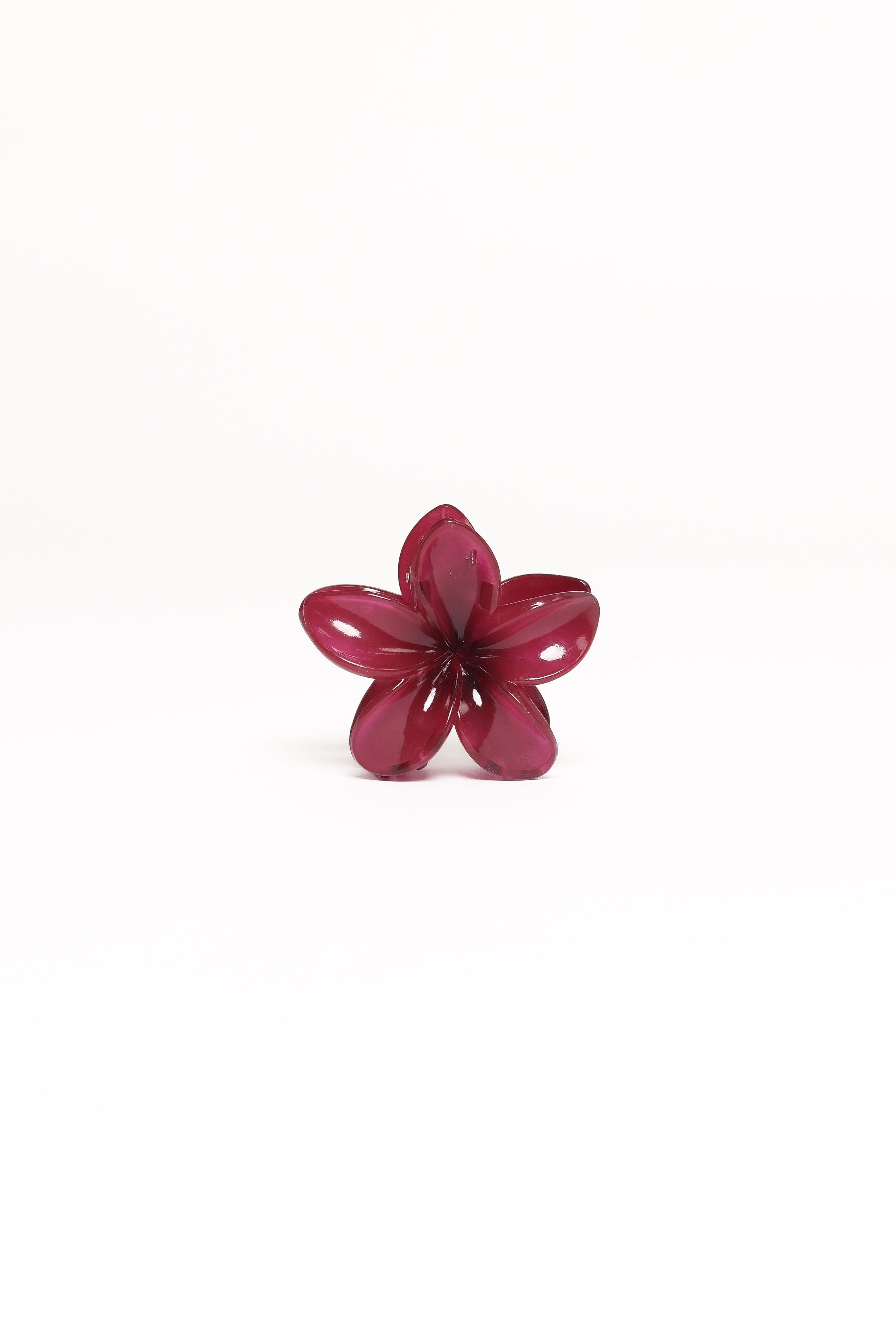 Petal and Pup USA ACCESSORIES Marissa Flower Hair Clip - Wine One Size