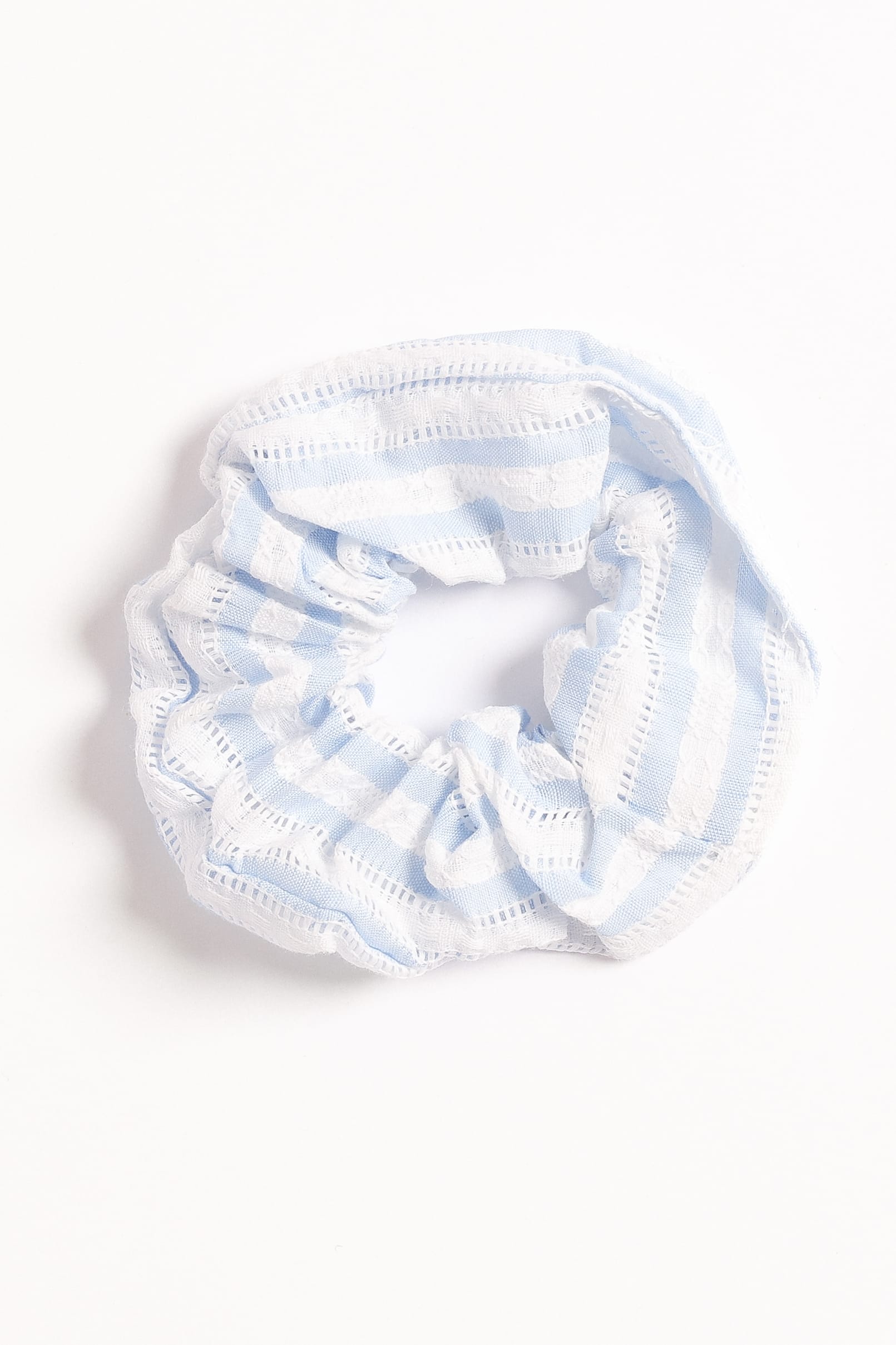 Petal and Pup USA ACCESSORIES Marley Hair Scrunchie - Blue One Size
