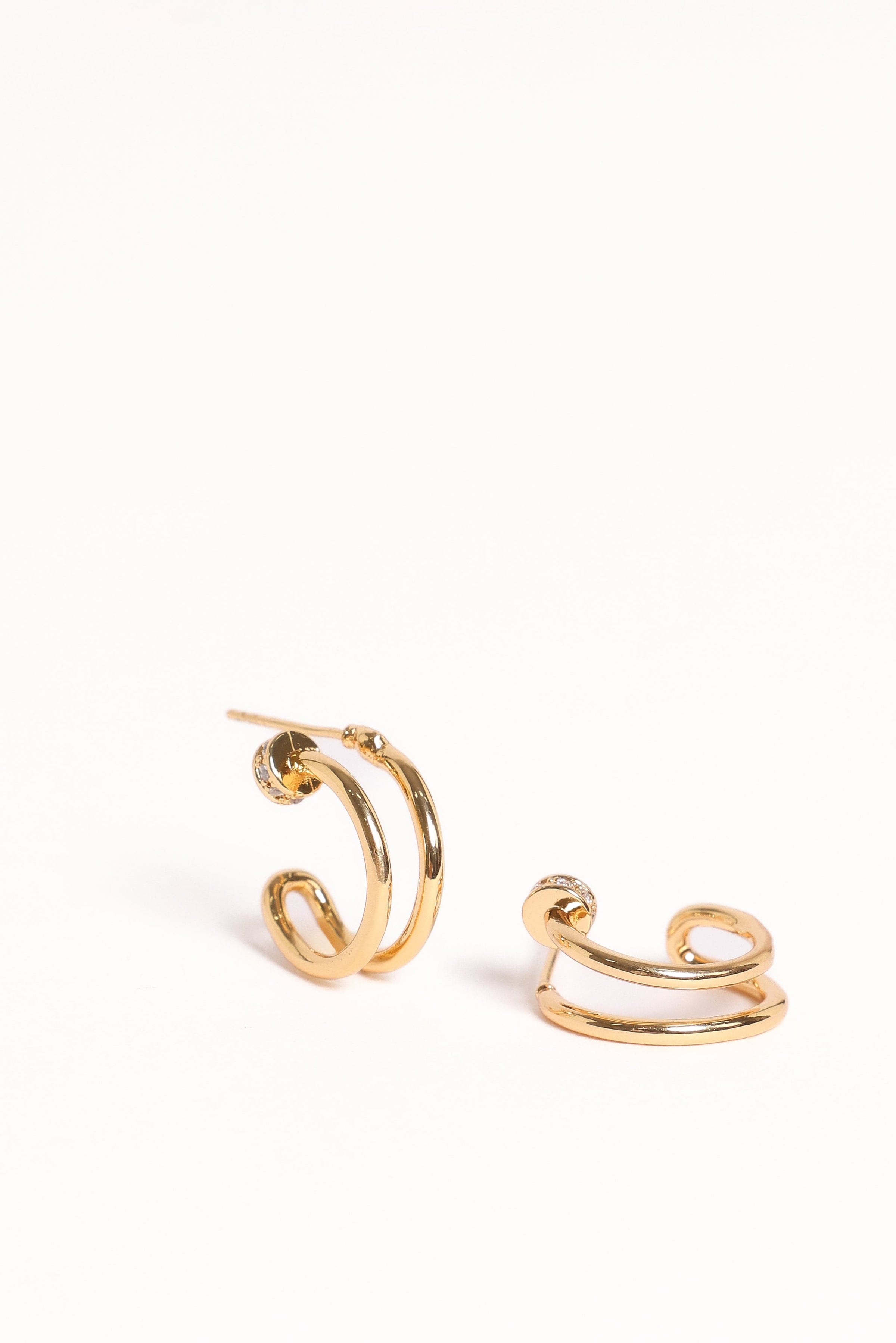 Petal and Pup USA ACCESSORIES Megan Earrings - Gold One Size