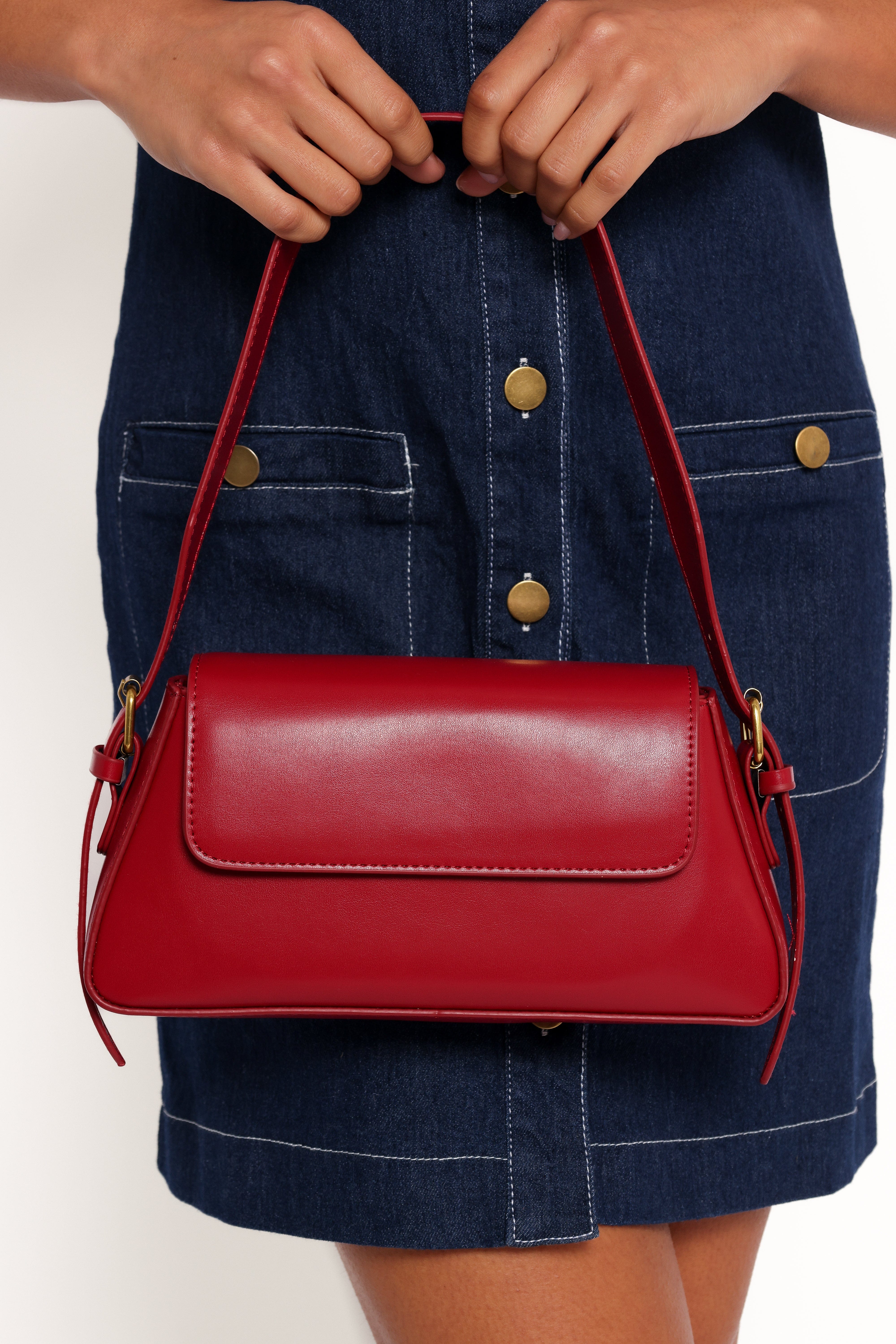 Petal and Pup USA ACCESSORIES Melody Handbag - Red One Size
