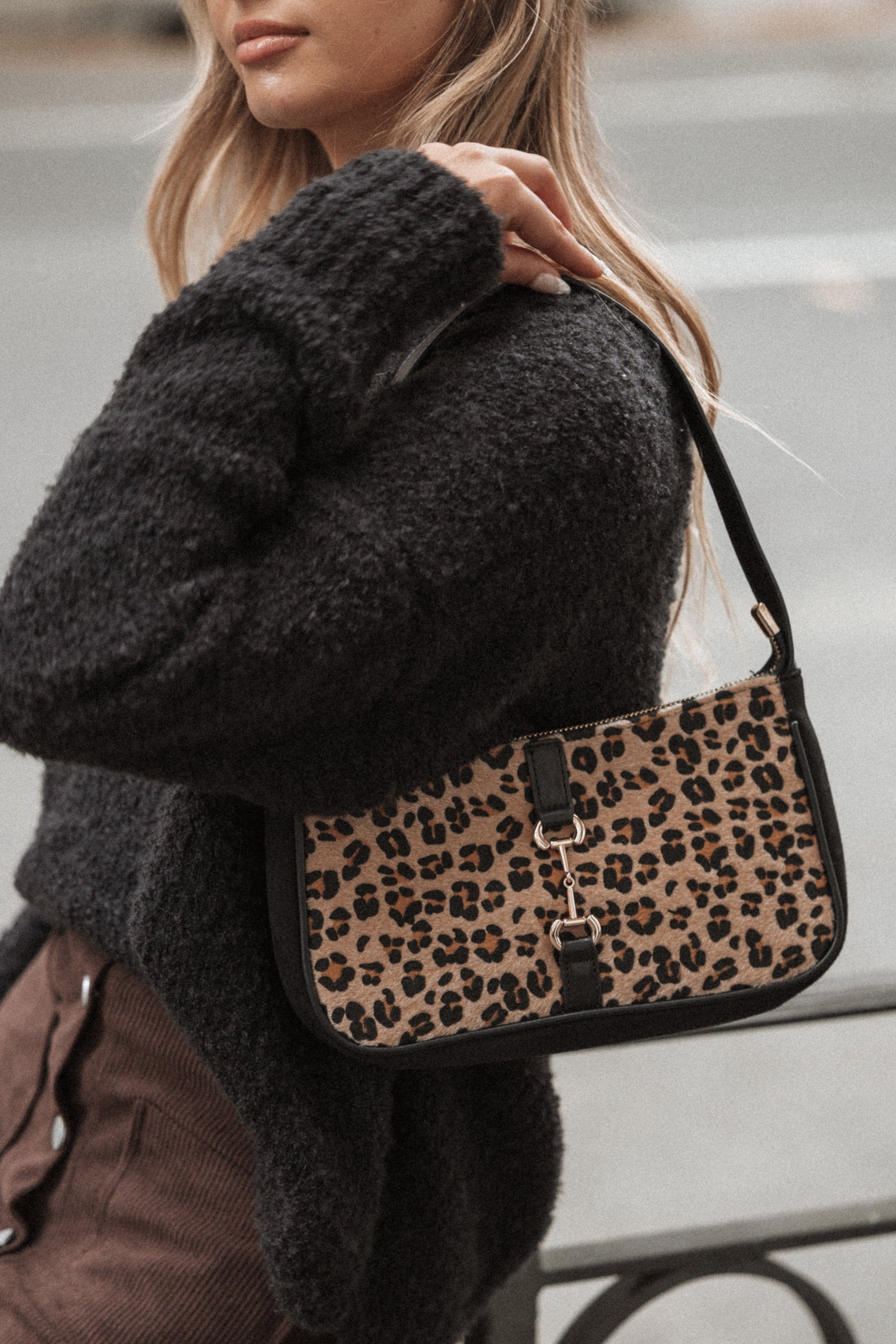 Petal and Pup USA ACCESSORIES Natty Handbag - Leopard One Size