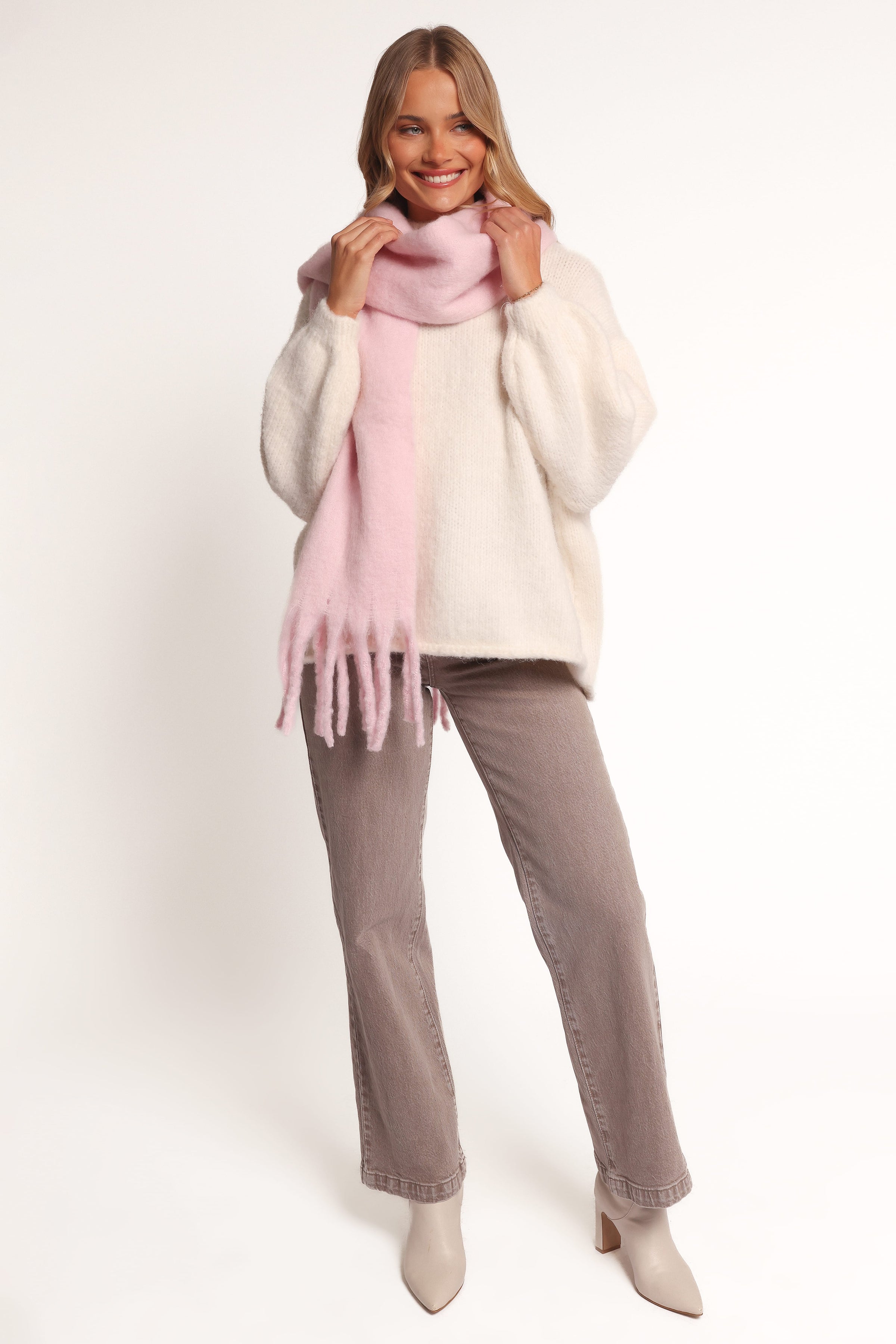 Petal and Pup USA ACCESSORIES Nova Scarf - Pink One Size