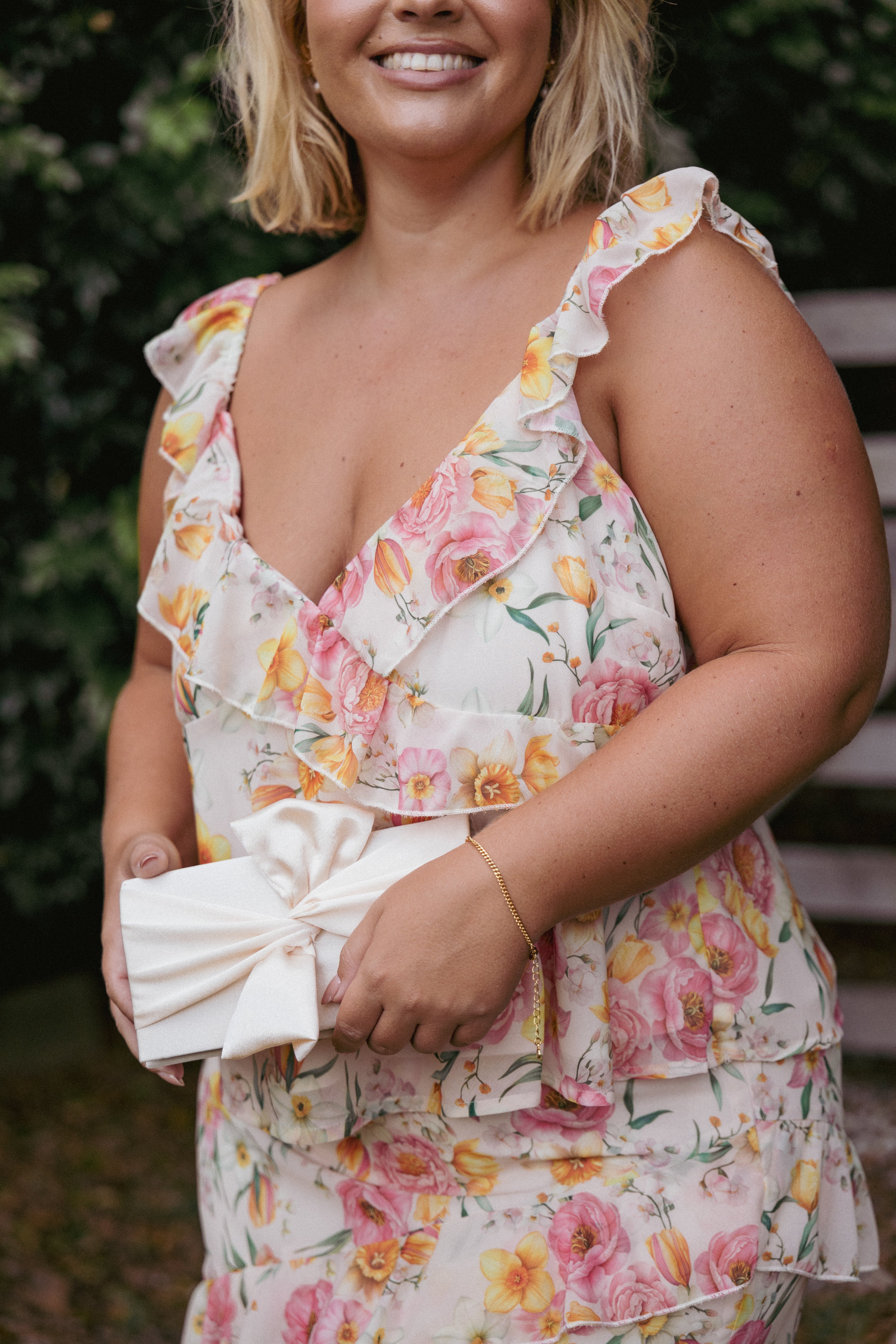 Petal and Pup USA ACCESSORIES Ophelia Clutch - Champagne One Size