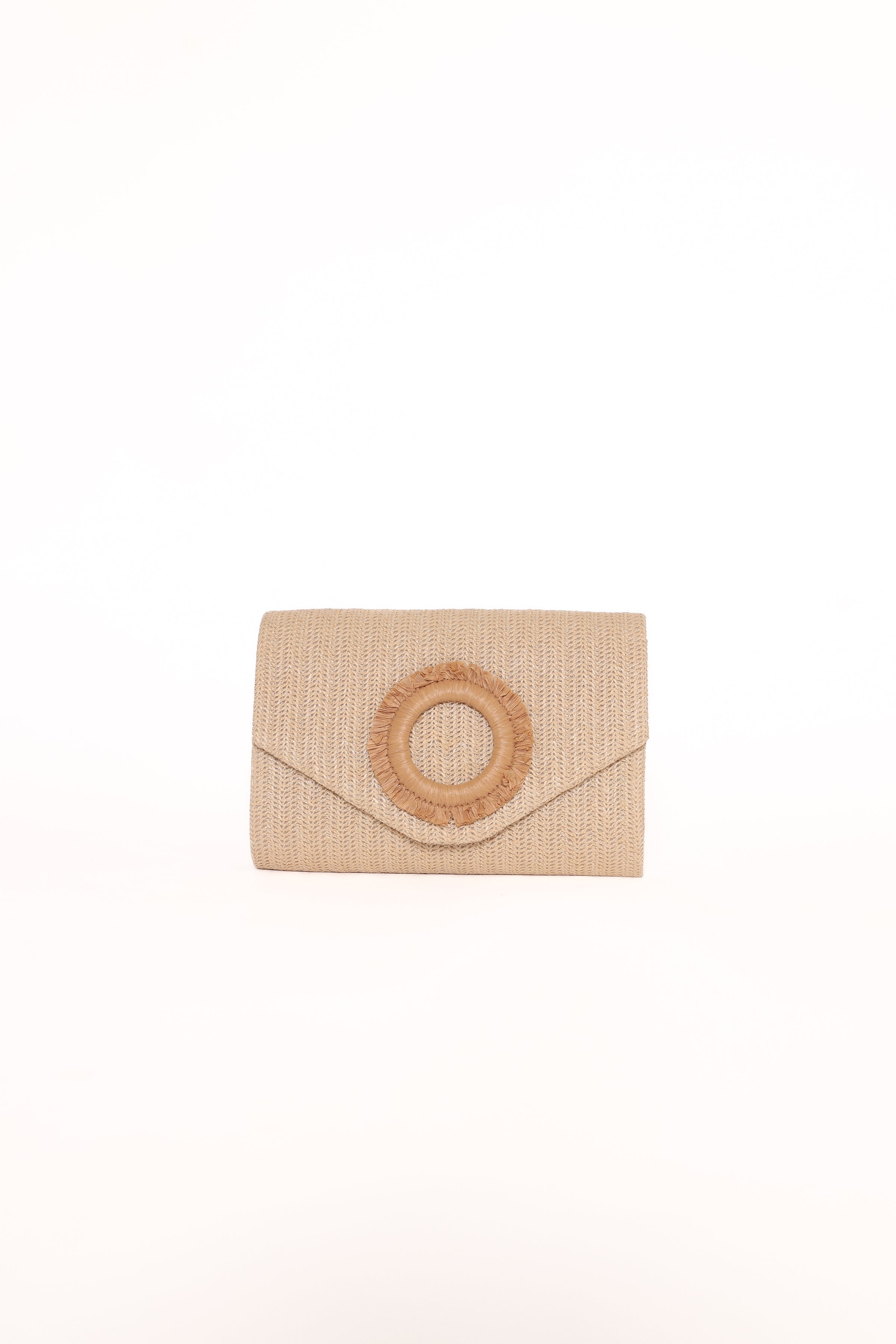 Petal and Pup USA ACCESSORIES Panama Clutch - Sand One Size