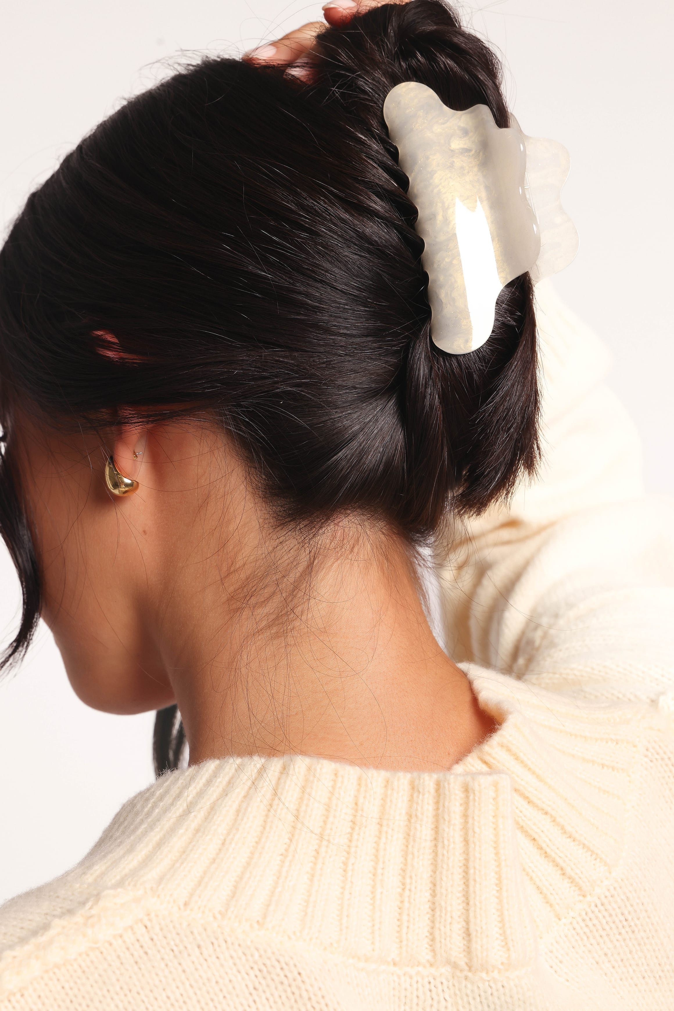 Petal and Pup USA ACCESSORIES Peta Hair Clip - Pearl One Size