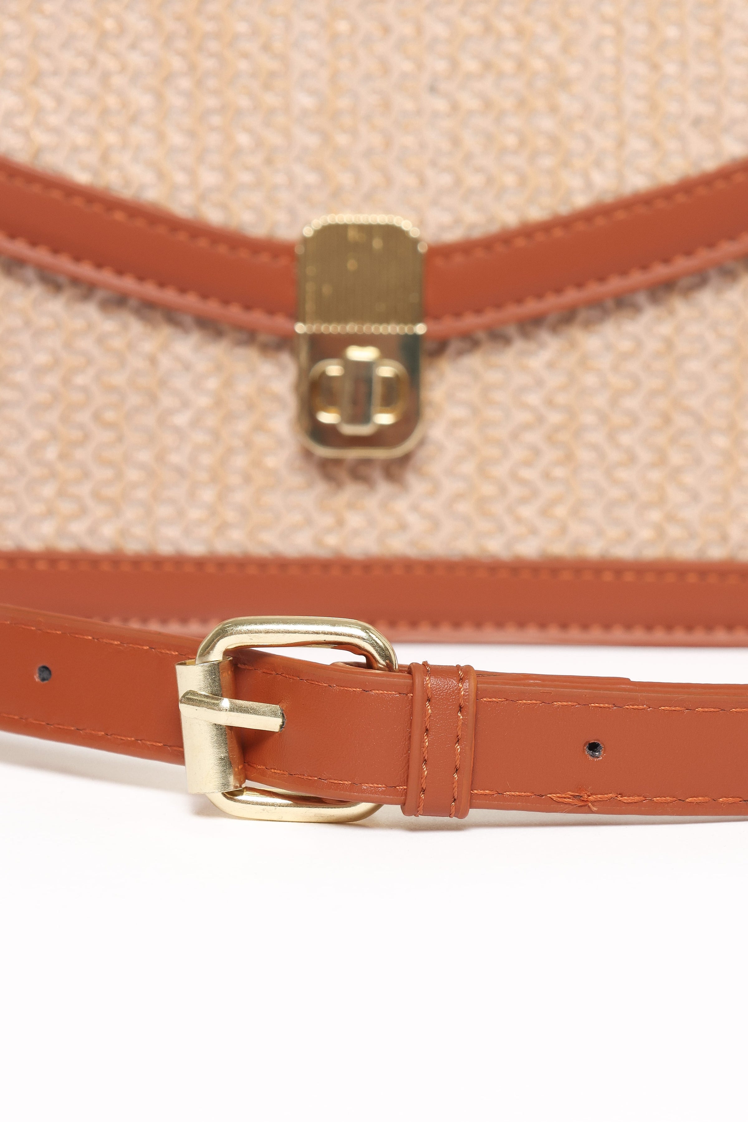 Petal and Pup USA ACCESSORIES Rhea Shoulder Bag - Tan One Size