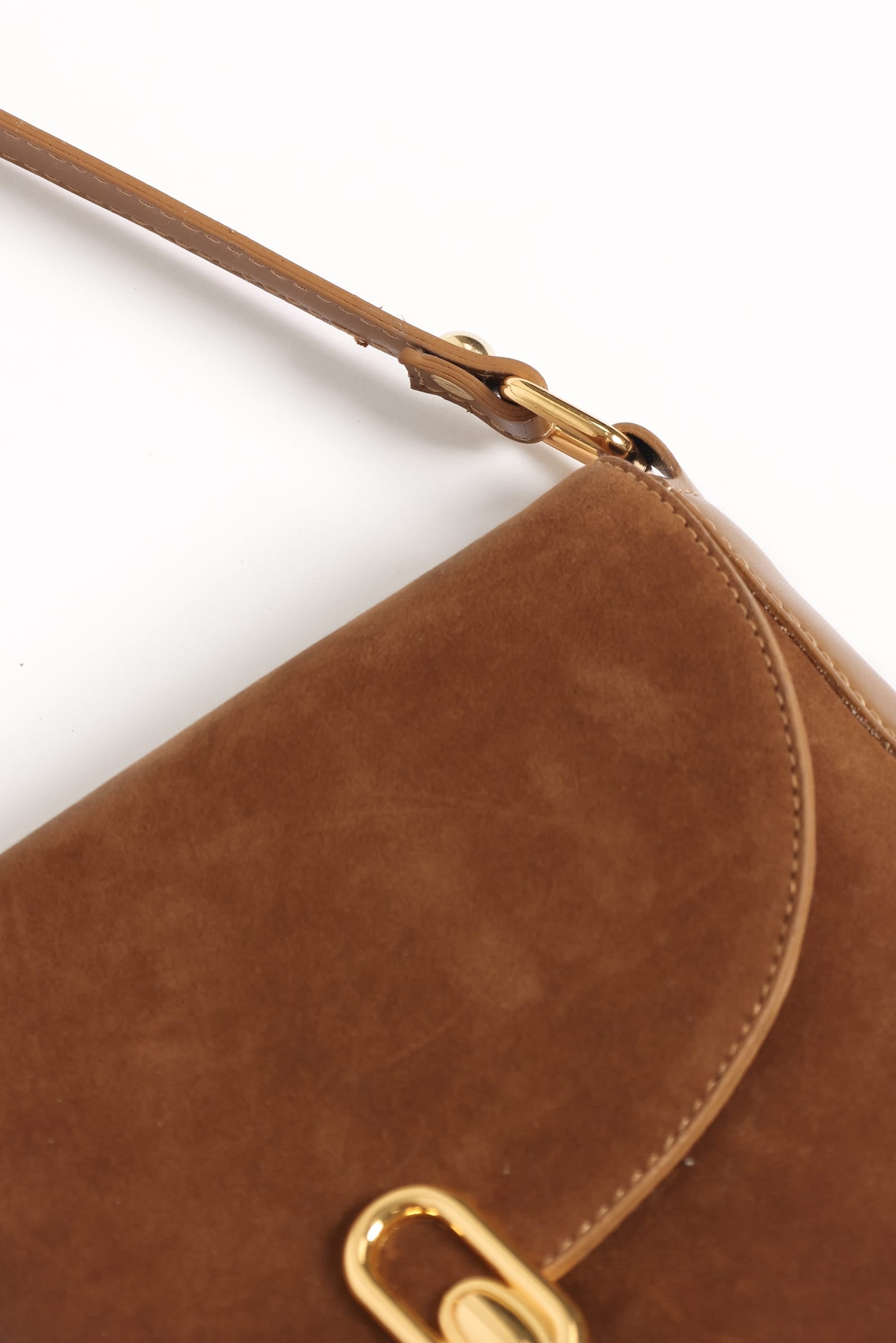 Petal and Pup USA ACCESSORIES Rowena Crossbody Bag - Brown Suede One Size