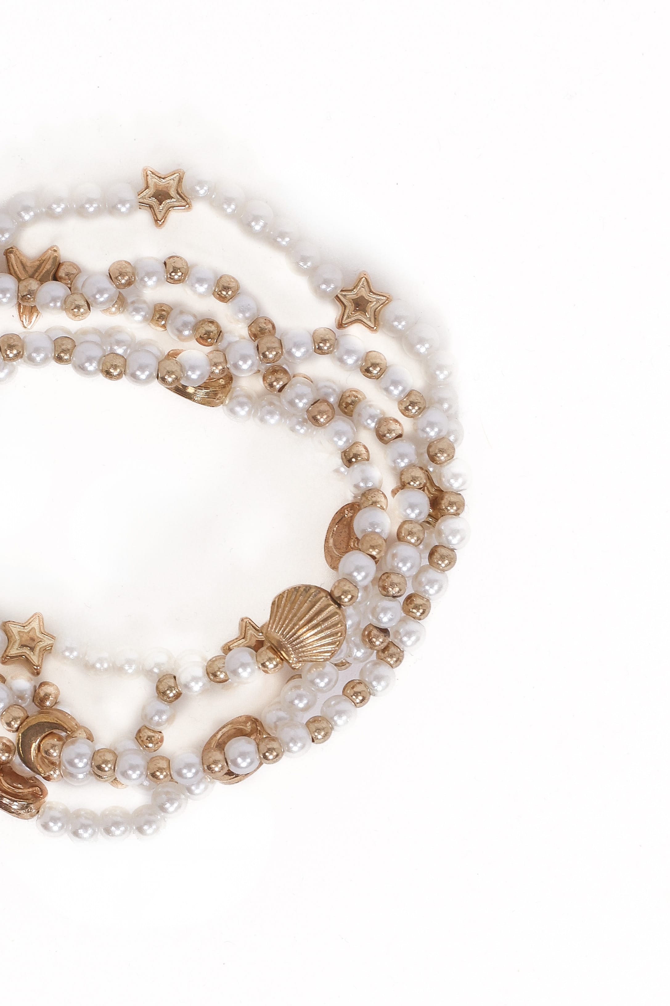 Petal and Pup USA ACCESSORIES Sailor Bracelet Set - Pearl One Size