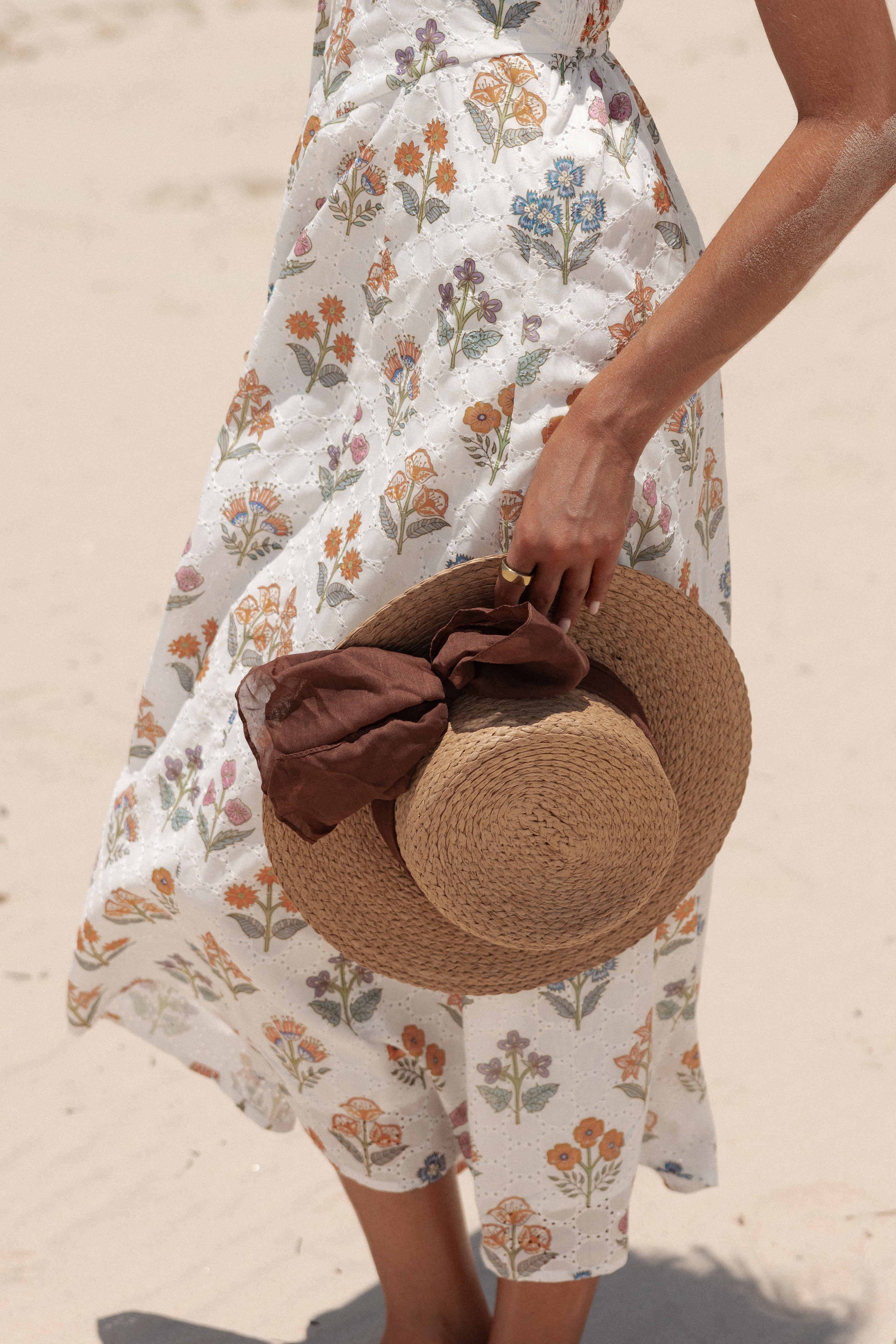 Petal and Pup USA ACCESSORIES Sandy Hat - Brown One Size