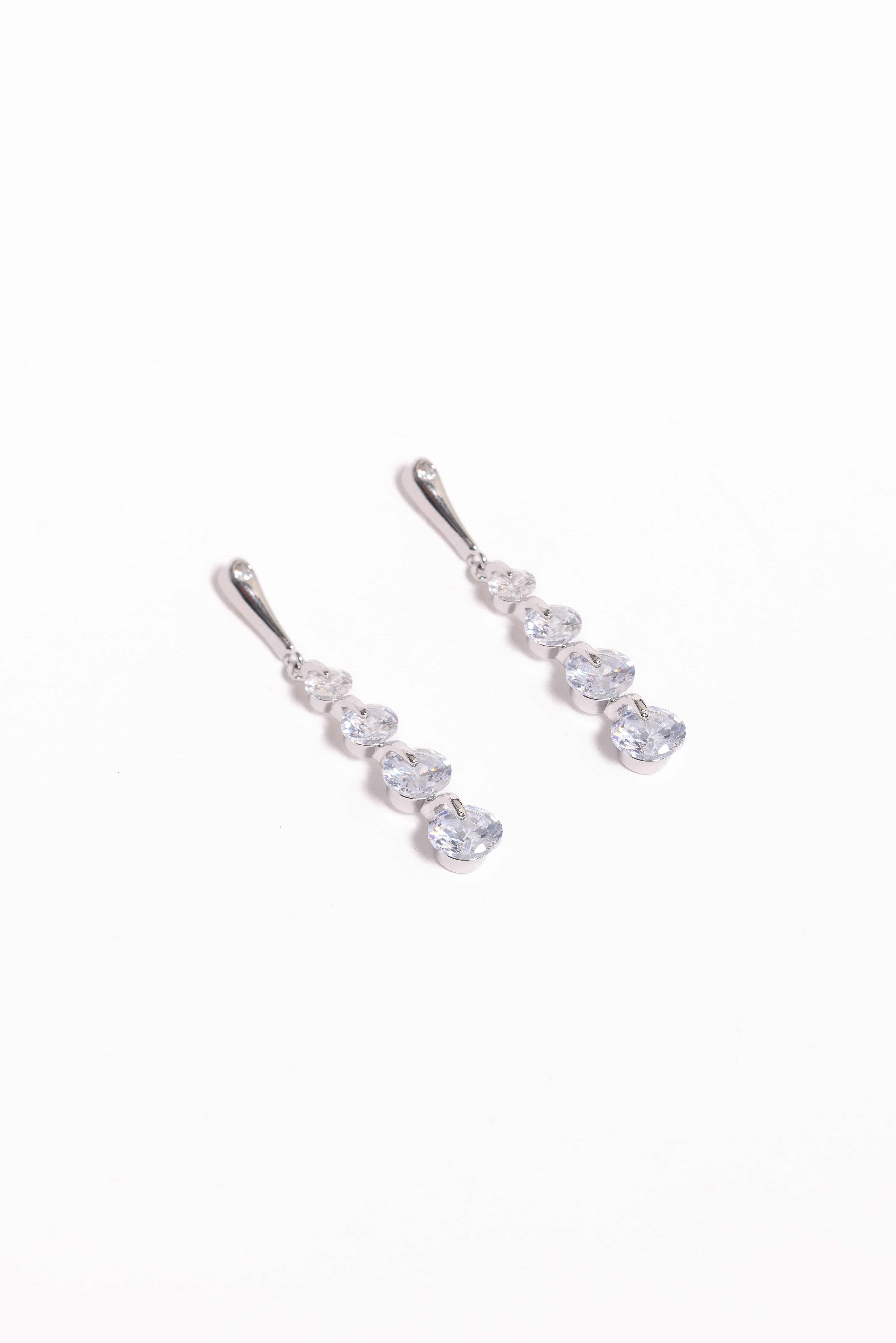 Petal and Pup USA ACCESSORIES Selene Earrings - Silver One Size