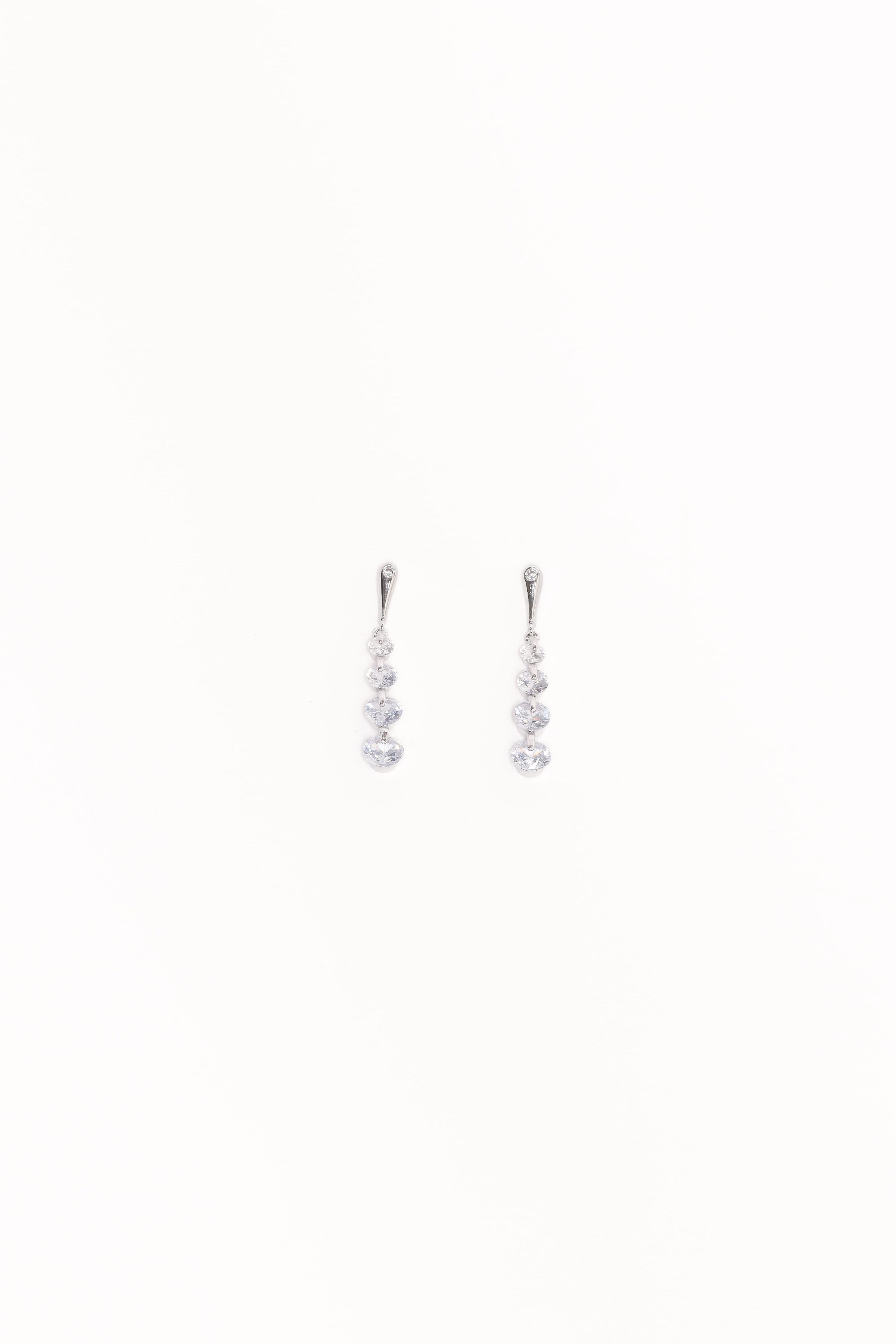 Petal and Pup USA ACCESSORIES Selene Earrings - Silver One Size