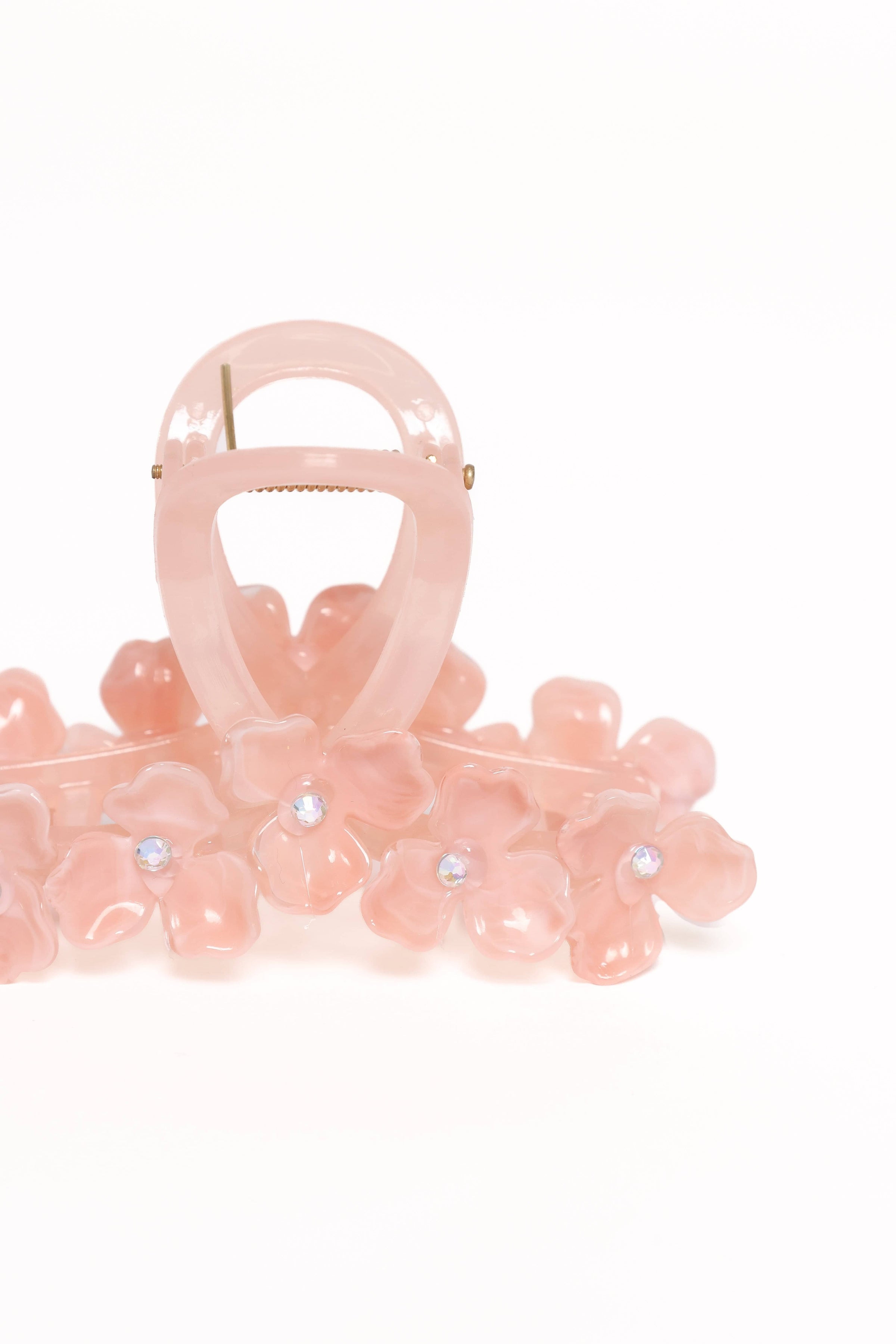 Petal and Pup USA ACCESSORIES Shiloh Flower Hair Clip - Pink One Size
