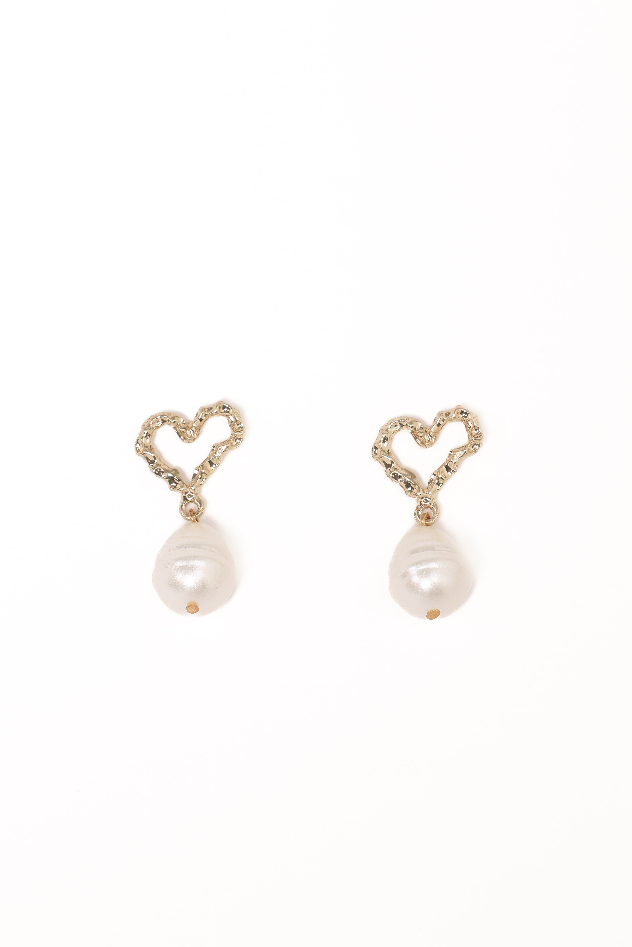 Petal and Pup USA ACCESSORIES Solana Earrings - Gold Pearl One Size